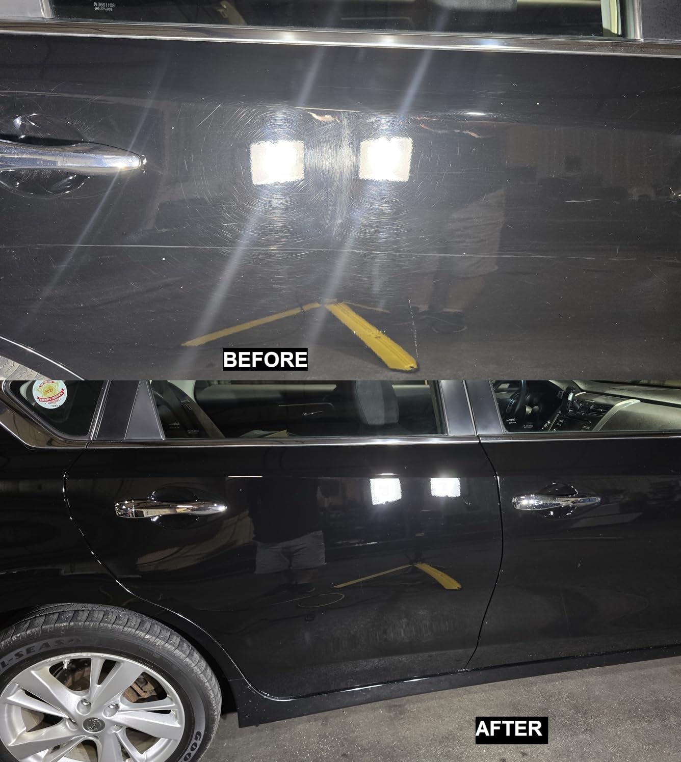 3D ACA 500 Cutting Compound - Step 1 Extra-Cut for Deep Paint Correction | Cuts P100 Grit or Finer | Body Shop Safe, Low Dust, Pro Detailer Formula | Made in USA - 8 oz customer photo 1