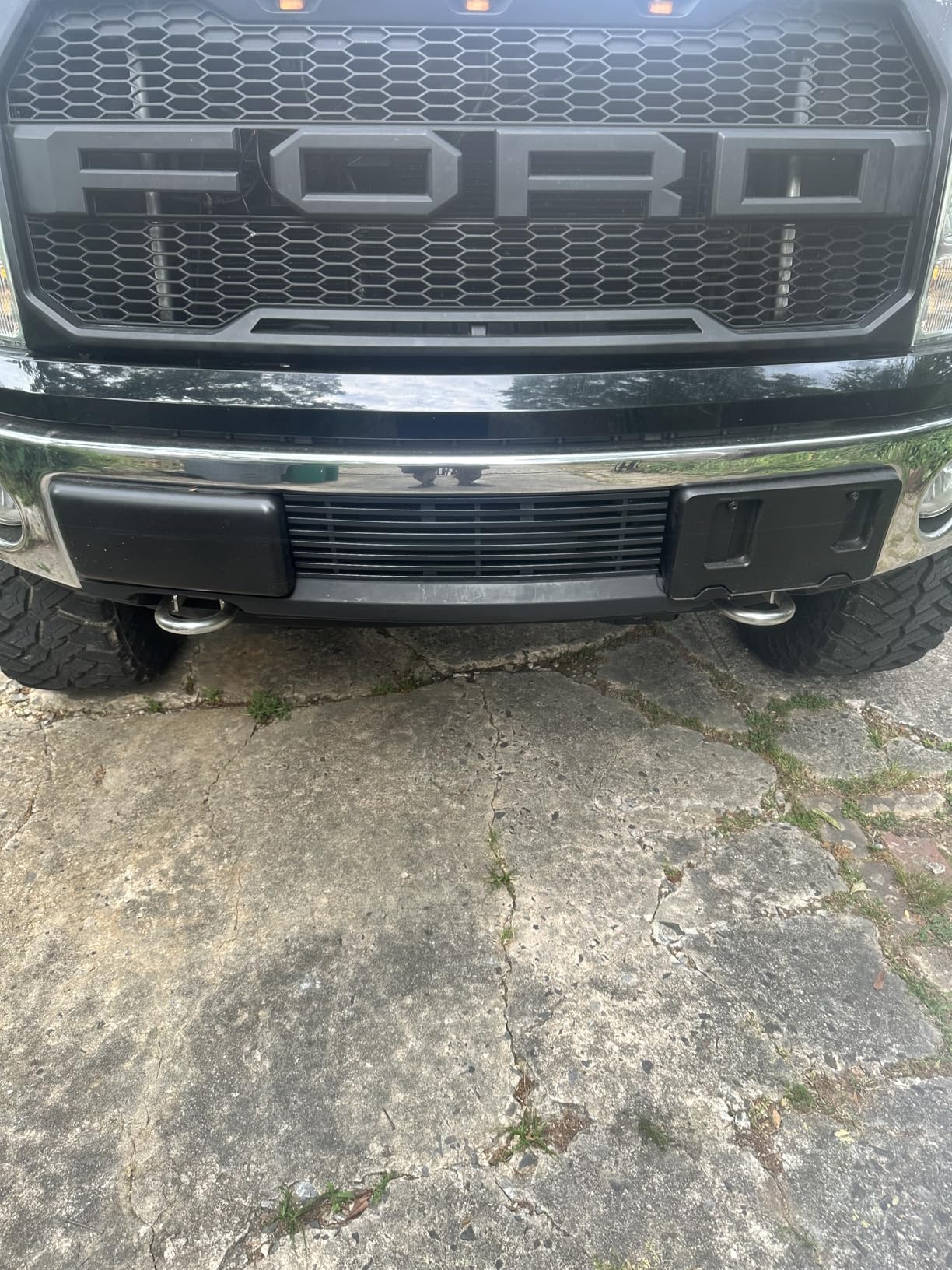 PIT66 Front Bumper Lower Black Billet Grille Insert, Compatible with Ford 2009-2014 F150 F-150 Pickcup Black Horizontal Grill (Not Fit Harley Davidson and Raptor) F66789H customer photo 2