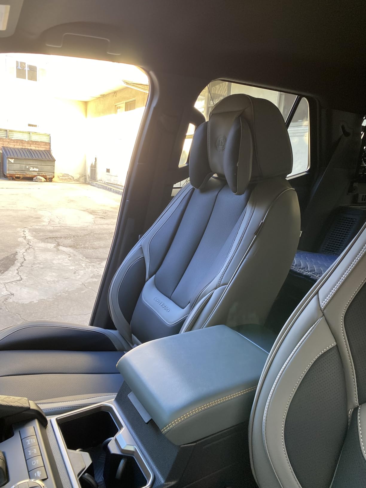 Coverado Seat Covers Full Set, Black Seat Covers for Cars 5 Seats, Car Seat Protector, Waterproof Nappa Leather Car Seat Cushion, Front and Rear Car Seat Cover Fit for Most Sedans SUV Pick-up Truck customer photo 1