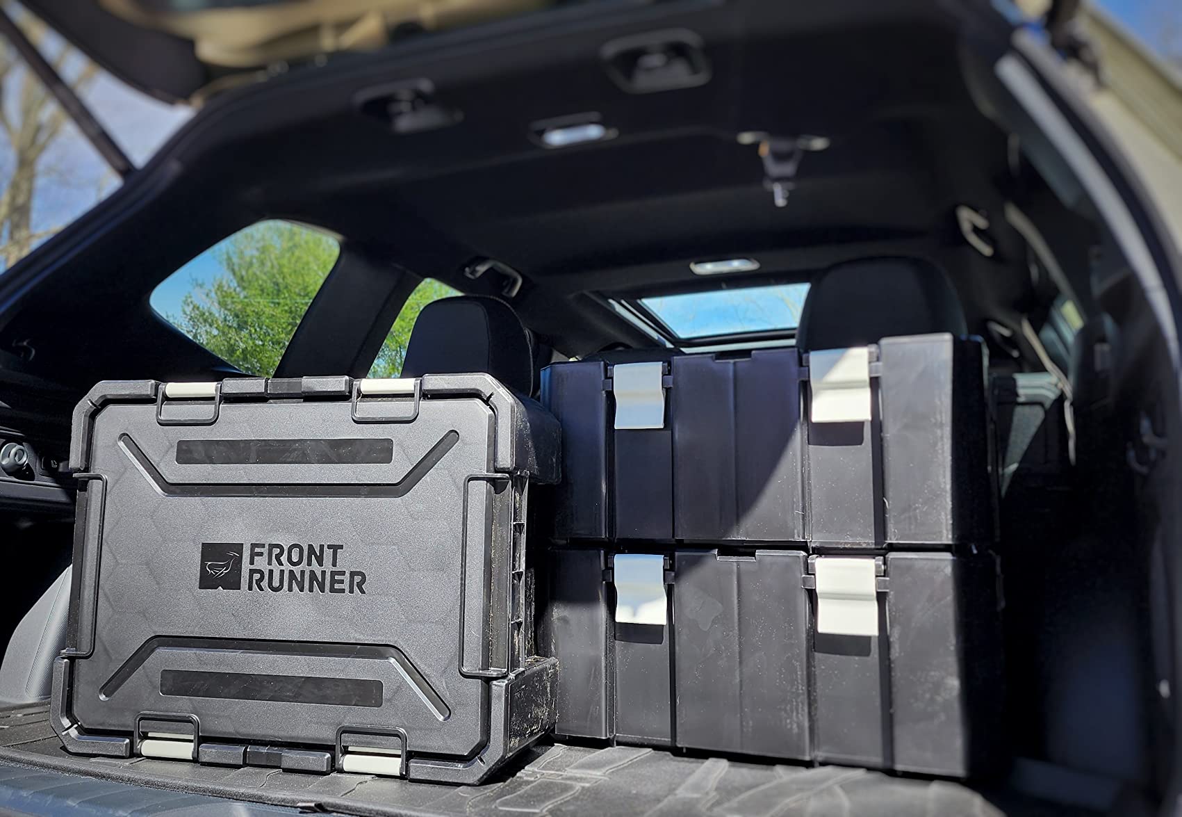 Wolf Pack Pro (Twin Set) - Front Runner Stackable Storage Boxes, Impact-Resistant, Water and Dust Resistant customer photo 1