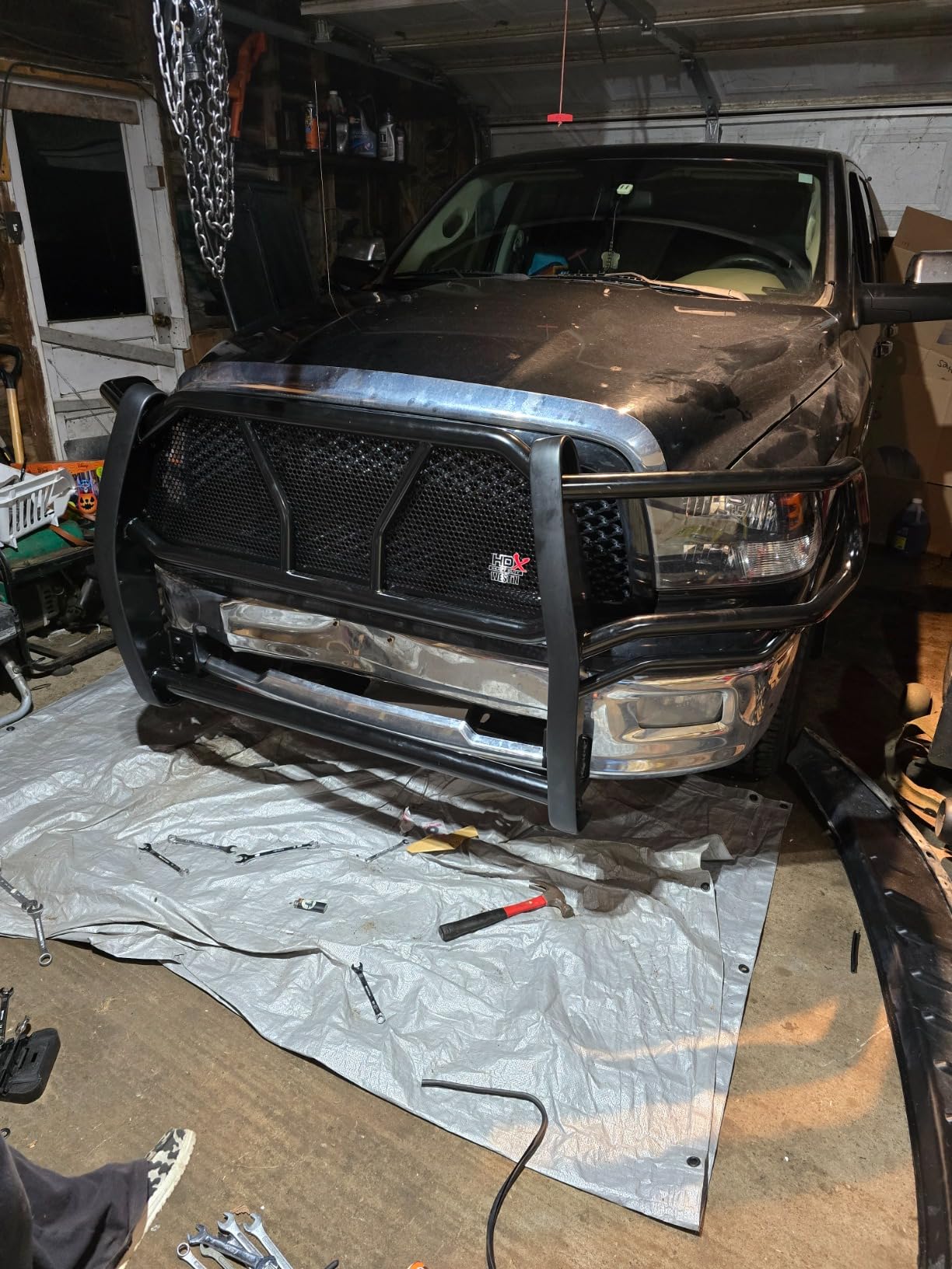 Westin 57-23545 HDX 3-Piece Grille Guard fits 2009-2018 Ram 1500 2019-2024 Ram 1500 Classic (Exc Rebel Sport Warlock and Express) (Exc with Sensors) customer photo 2