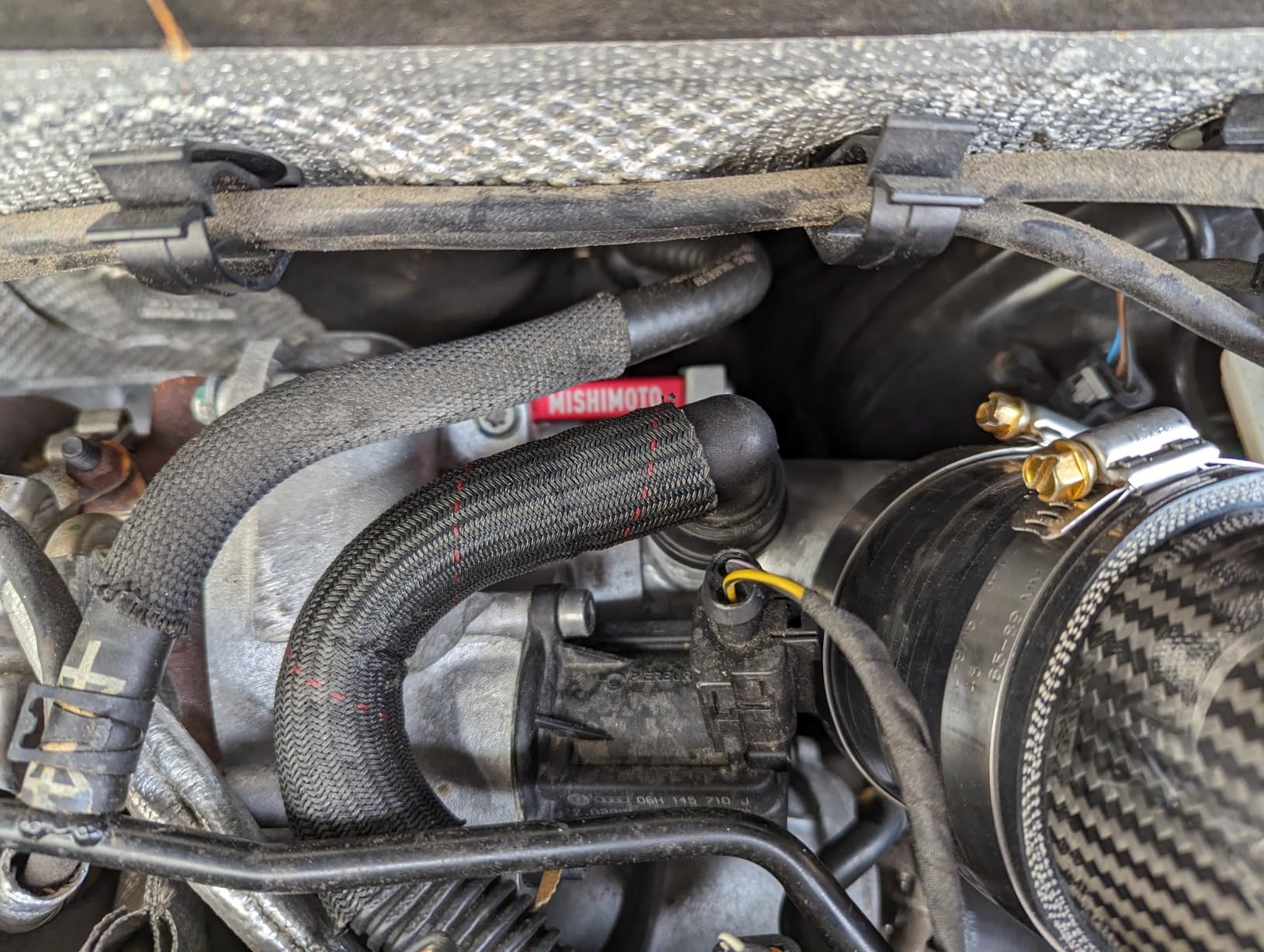 Mishimoto MMAI-MK7-TI Turbo Inlet Pipe Compatible With Volkswagen GTI/Golf/R & Audi A3 1.8T/2.0T MQB 2015+ customer photo 1