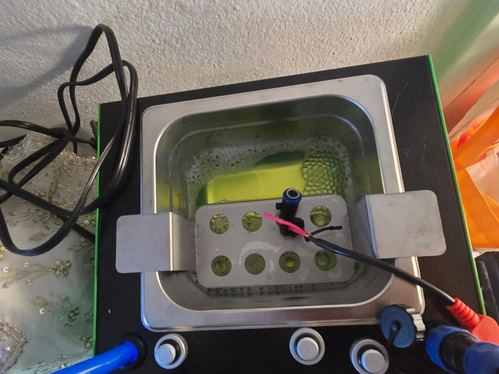 MR CARTOOL V308 Injector Cleaner Machine 4-Cylinder, 110V Injector Cleaner Tester Machine Heated Ultrasonic Fuel System Injection Cleaning Kit for Diesel Gasoline Car Motorcycle customer photo 2