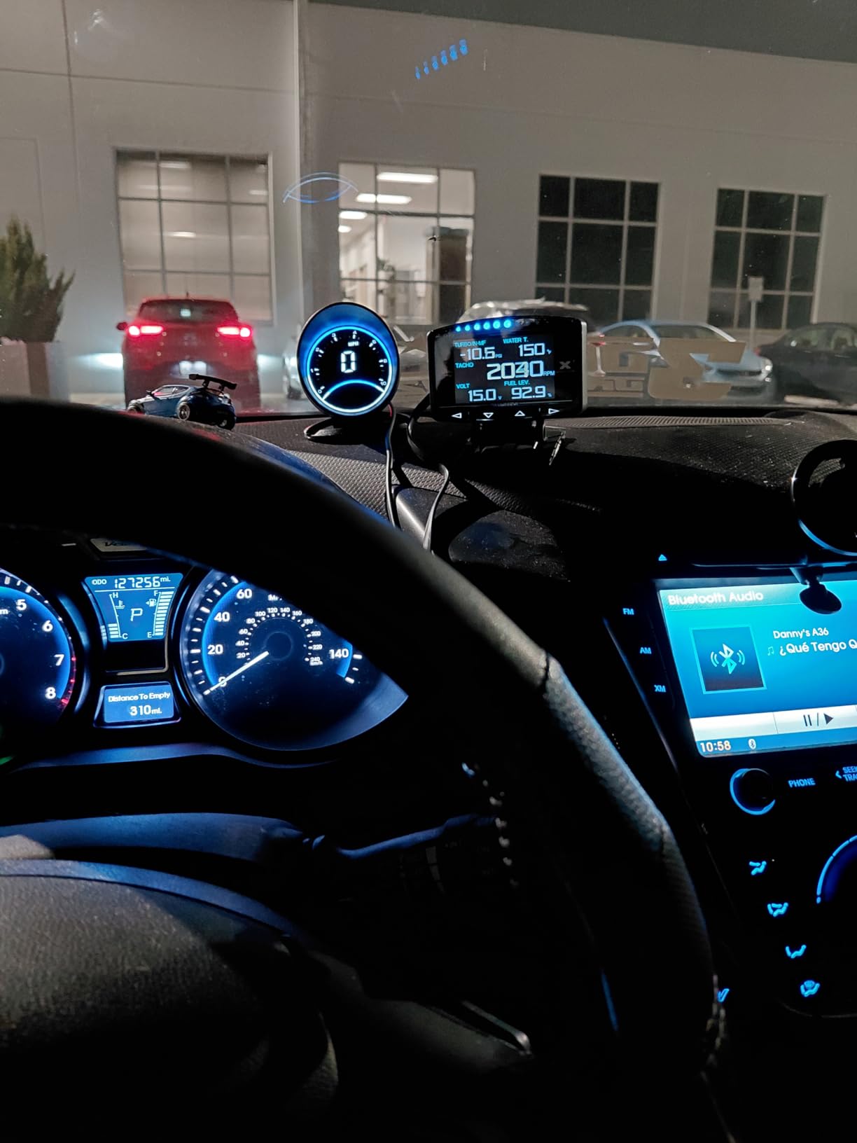 Lufi X1 Obd2 Gauge Display, Boost Gauge, Speedometer, Water Temperature Meter, Multi-ECU Data Combination Cluster, for Honda, Toyota, VW and Mazda customer photo 1