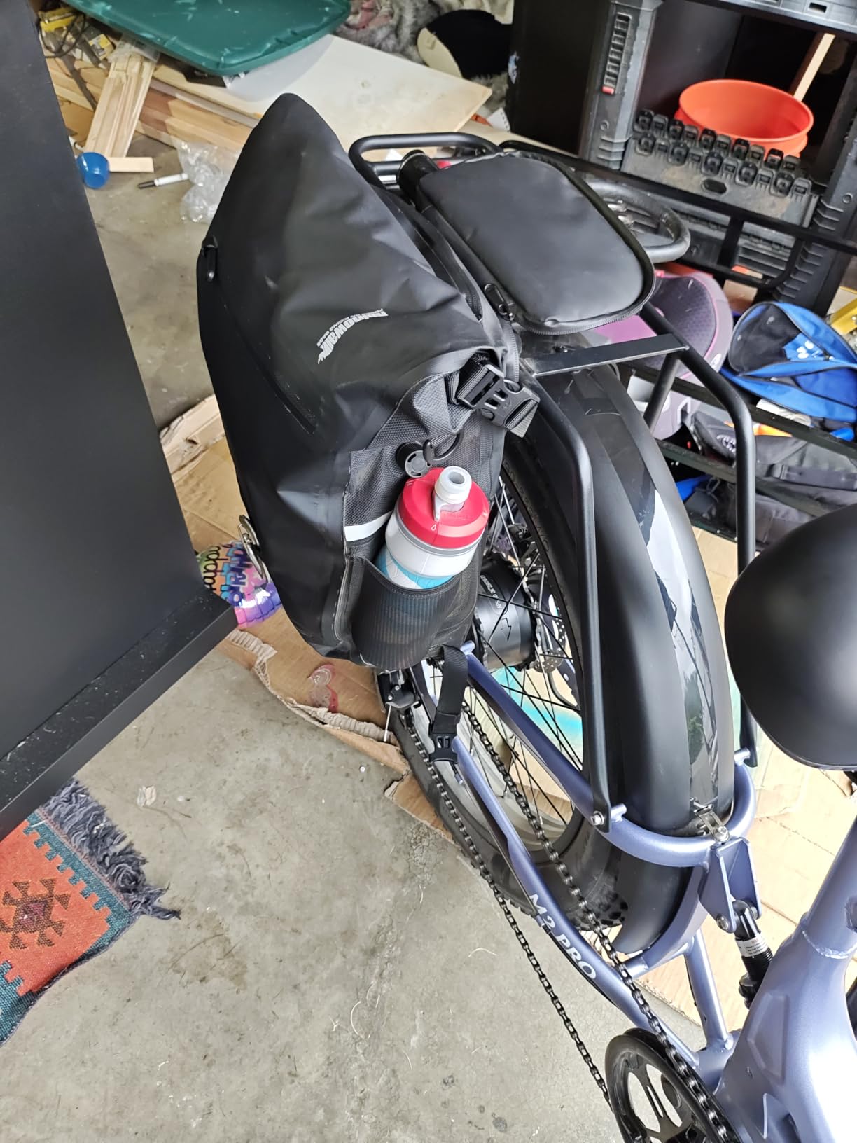 Rhinowalk Bike Pannier Bag Waterproof 22L Bicycle Rear Rack Trunk Bag for Cycling Bicycling Traveling Riding customer photo 1