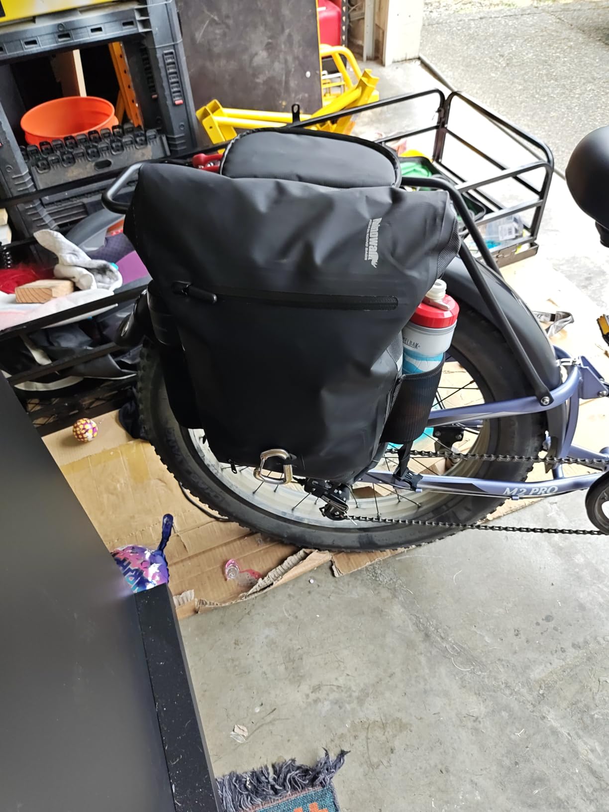 Rhinowalk Bike Pannier Bag Waterproof 22L Bicycle Rear Rack Trunk Bag for Cycling Bicycling Traveling Riding customer photo 2