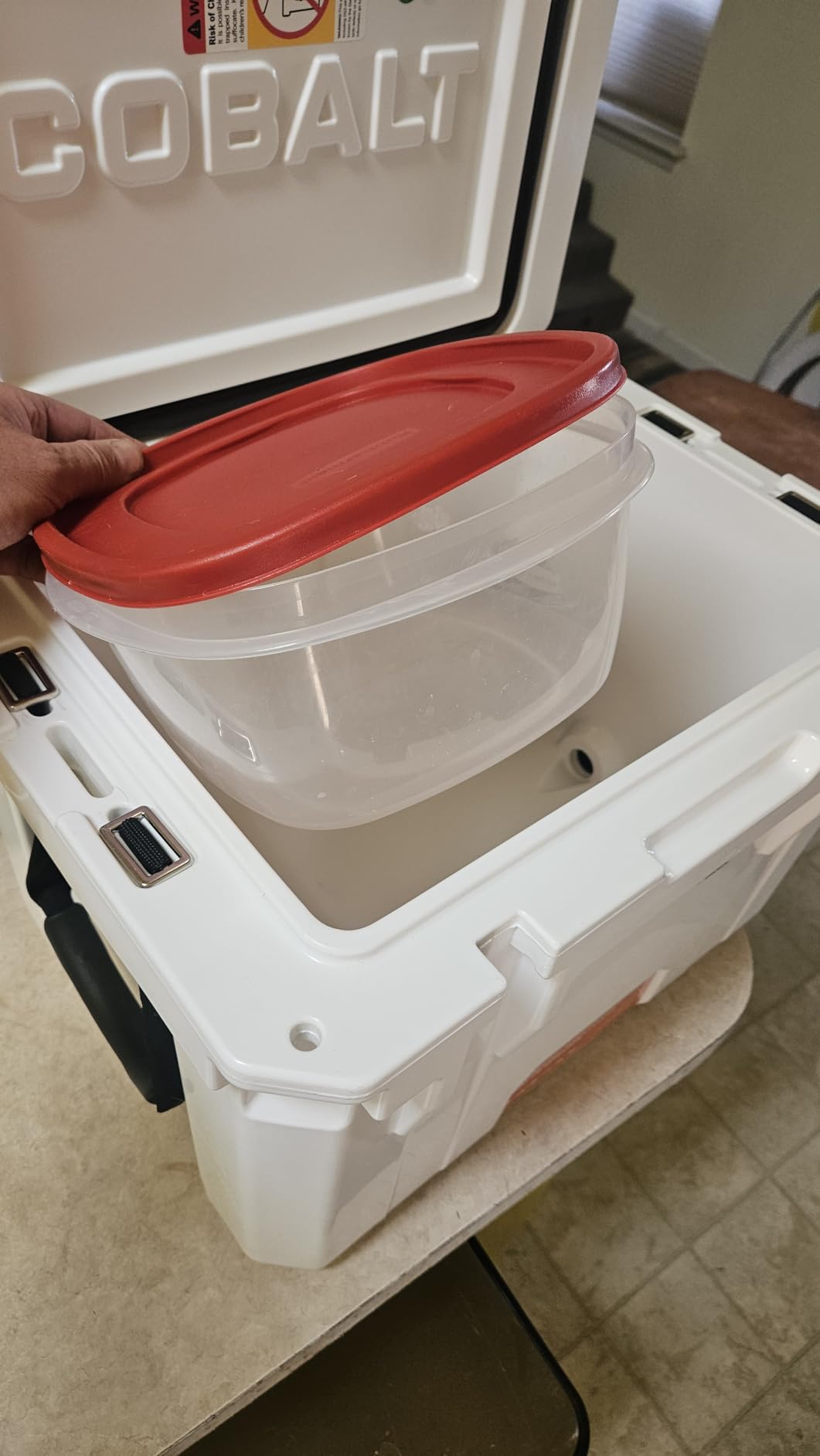 Cobalt 25 Quart Roto-Molded Super Ice Cooler | Large Ice Chest Holds Ice Up to 3 Days customer photo 2