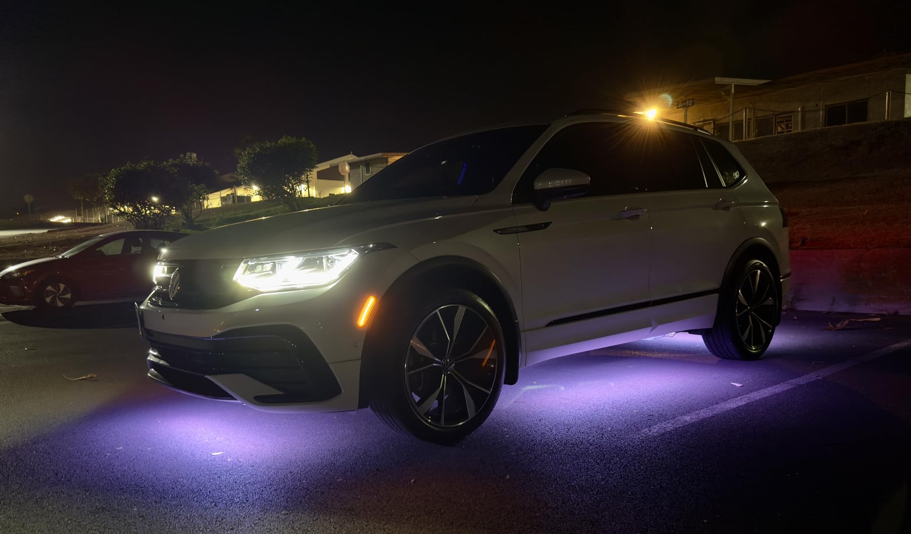 OPT7 Aura Pro Underglow LED Lights with APP & Remote Control, RGB Multicolor Mode, Music Sync, 4 PCS Waterproof Rigid Aluminum Light Bar customer photo 2