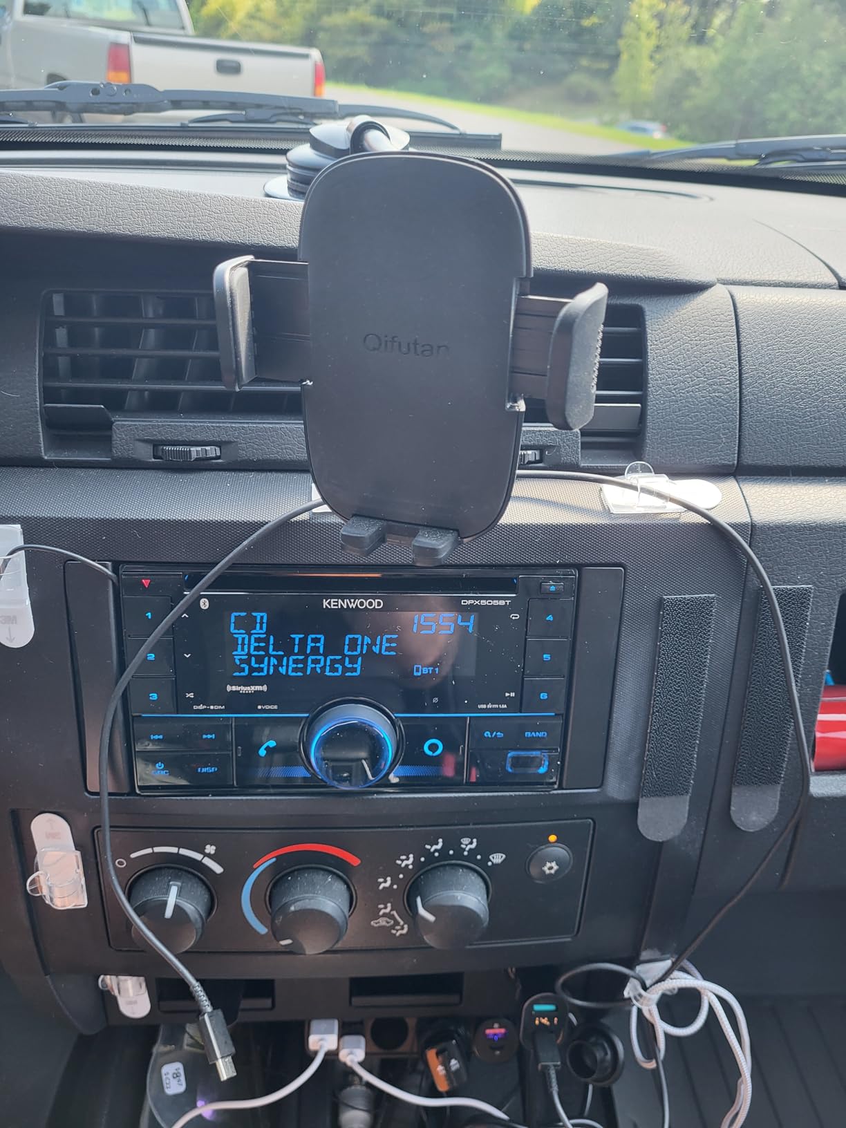 Kenwood DPX505BT Double DIN in-Dash CD Car Stereo. AM/FM with Bluetooth, Amazon Alexa Voice Control, High-Contrast 3-line Display with Variable-Color Illumination, SiriusXM customer photo 2