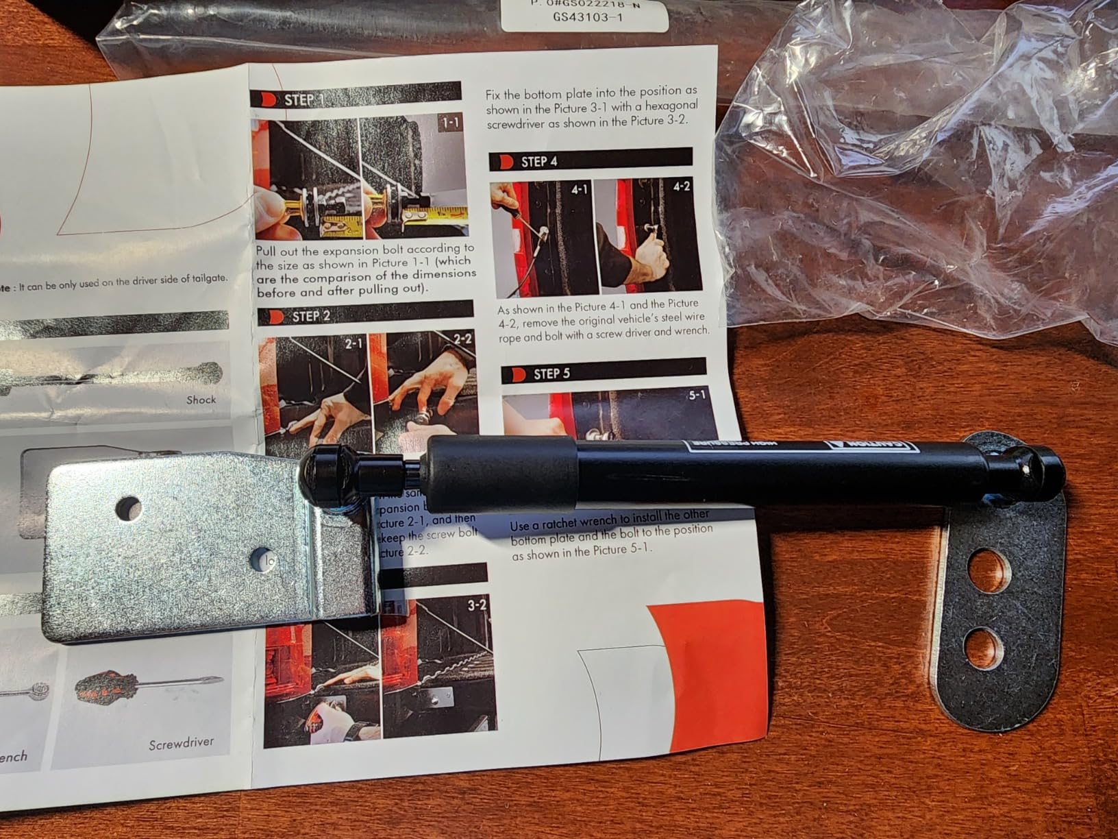 A-Premium Tailgate Assist Shock Compatible with Chevy Silverado & GMC Sierra 1500 2019-2025, Silverado 1500 LTD/Sierra 1500 Limited 2022, Truck Tail Gate Lift Shock Absorber Tailgate Damper customer photo 1