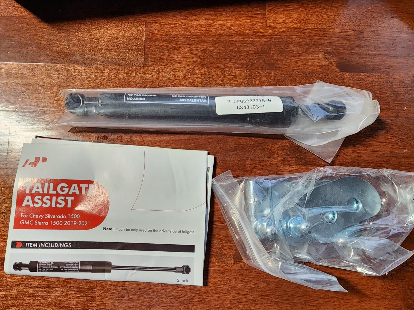 A-Premium Tailgate Assist Shock Compatible with Chevy Silverado & GMC Sierra 1500 2019-2025, Silverado 1500 LTD/Sierra 1500 Limited 2022, Truck Tail Gate Lift Shock Absorber Tailgate Damper customer photo 2