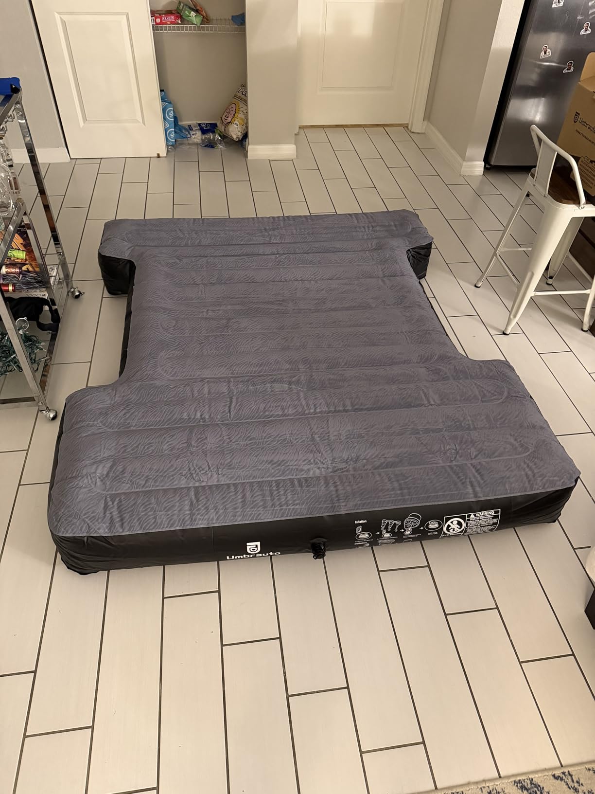 Umbrauto Inflatable Truck Bed Air Mattress for Full Size Short Truck Beds, 5.5-5.8ft, with Pump & Carry Bag. Perfect for Outdoor Adventures customer photo 1