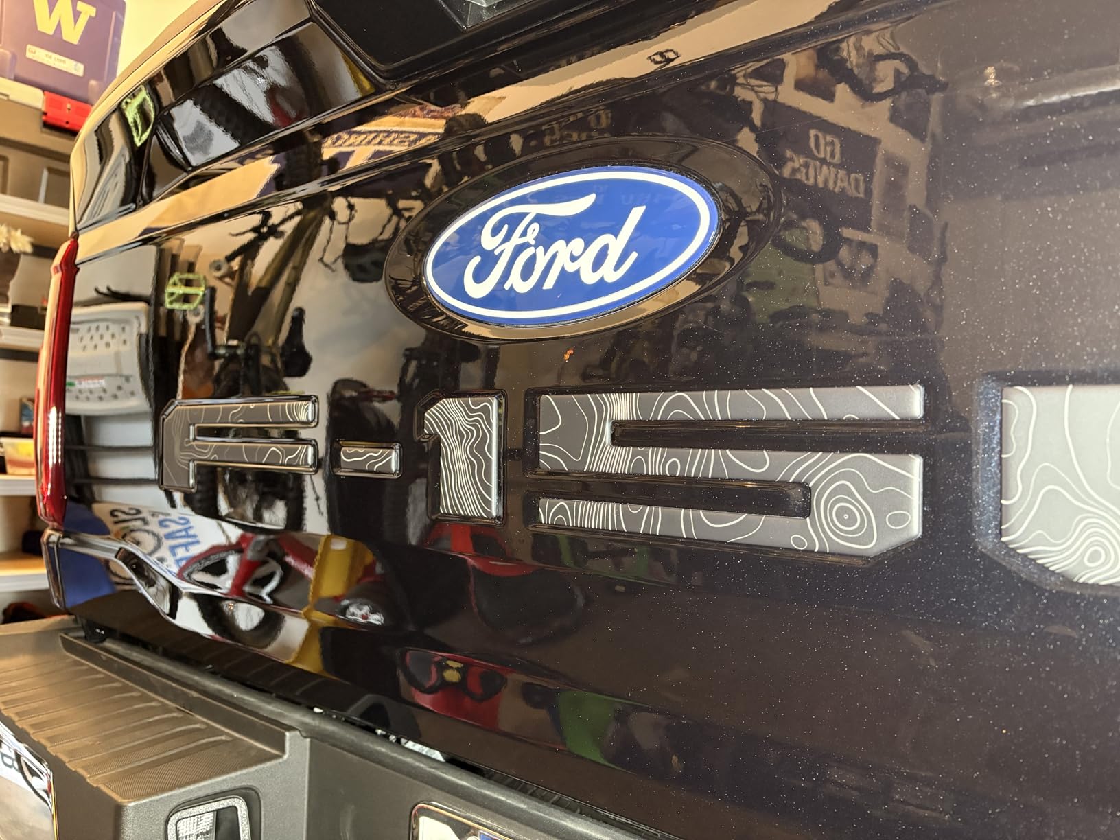 F-150 Tailgate Emblem Letter Inserts - Compatible with 2021-2026 F-150 customer photo 1