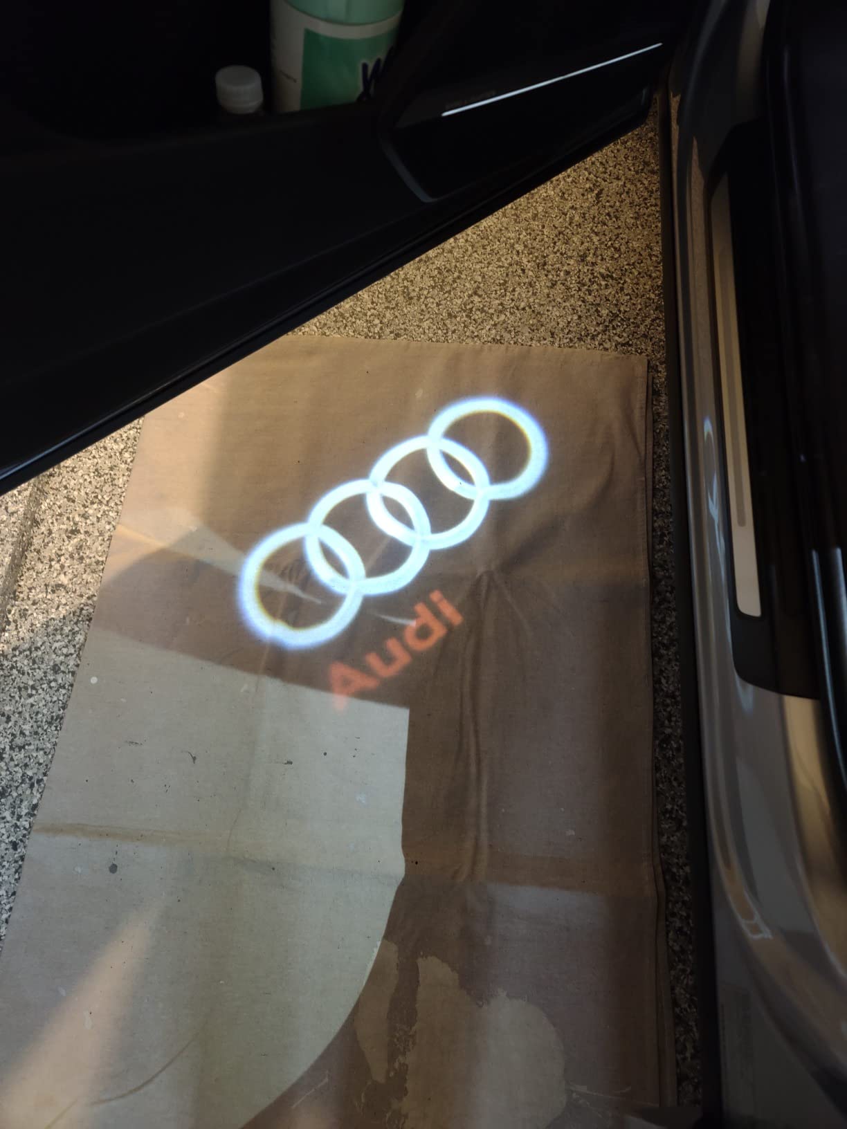 JAZZIO LED Car Door Light Projector Courtesy LED Laser Welcome Logo Lights Accessories Compatible with A1/A3/A4/A5/A6/Q3/Q5/Q7/A7/A8/R8/TT customer photo 1