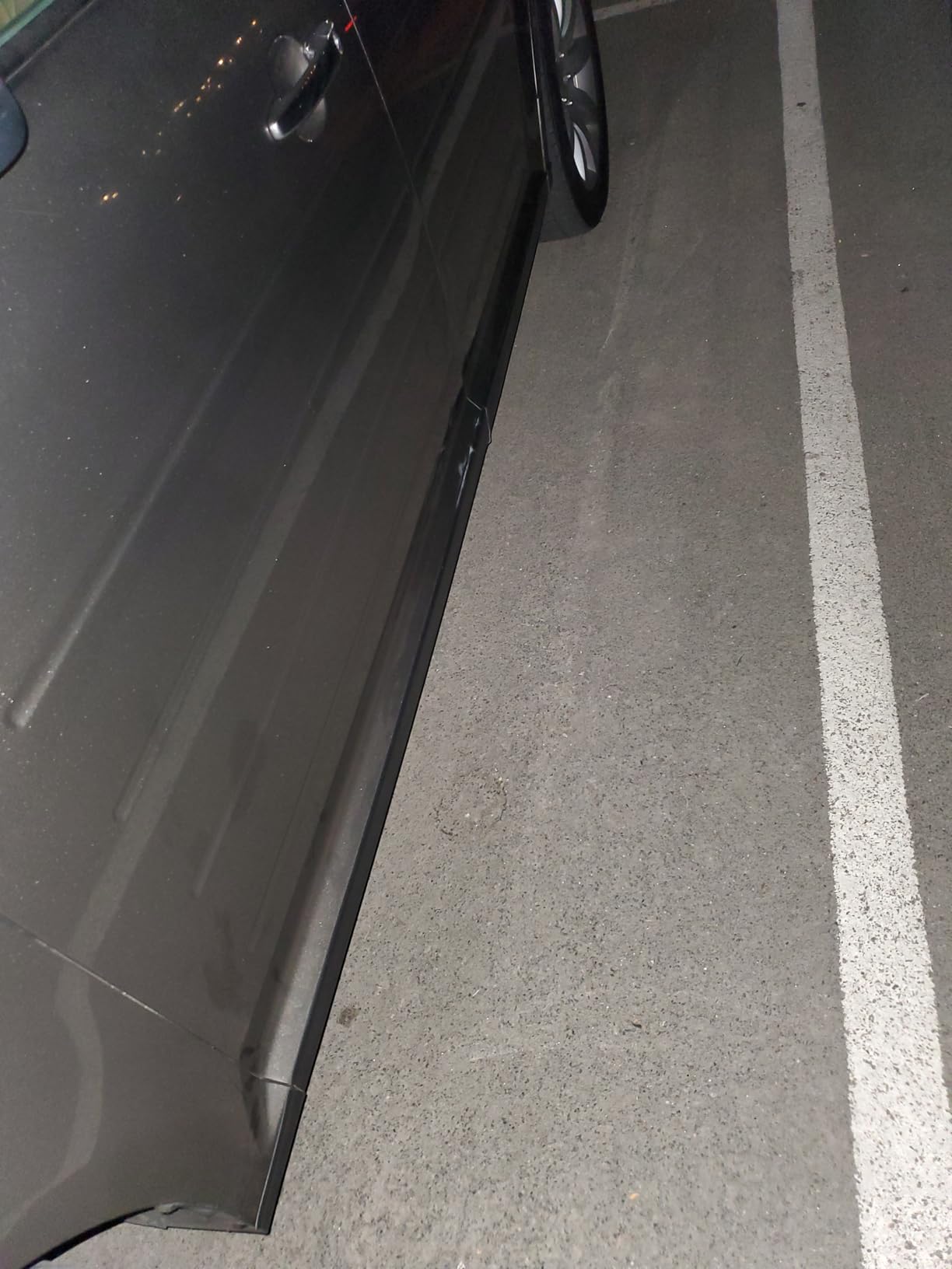 8.2ft*3.15in Side Skirts for Cars Universal,Universal Rubber Anti-Scratch Side Skirts Edge Guards.Protector for Sedans, Truck, SUV Before and After Bumper (【2PCS】 8.2ft*3.15in) customer photo 2