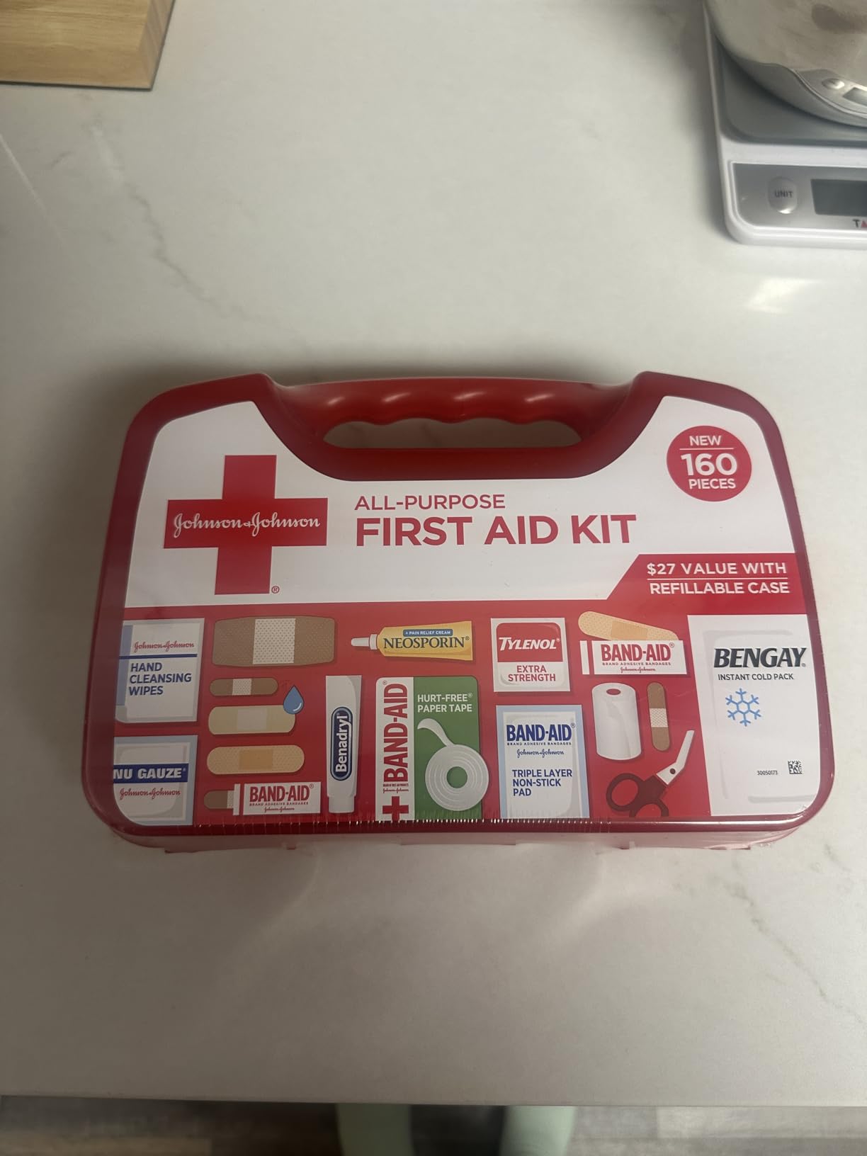 BAND-AID Brand Travel Ready Portable Emergency First Aid Kit for Minor Wound Care, Perfect for Home, Car, Travel, Camping Essentials & Outdoor Emergency Kit, 80 Pieces customer photo 2