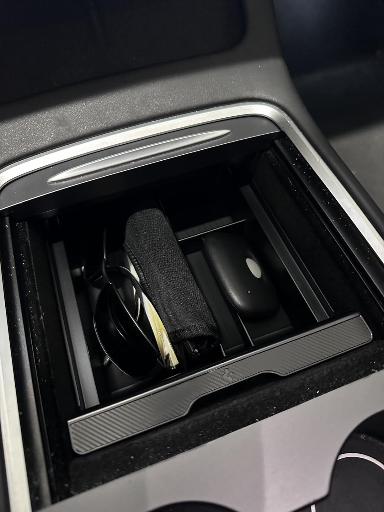 Spigen Center Console Organizer for Tesla Model Y (2021-2024) & Model 3 (2021-2023) [Not for Model Y Juniper 2025/26 and Model 3 Highland (2024/25)] customer photo 1