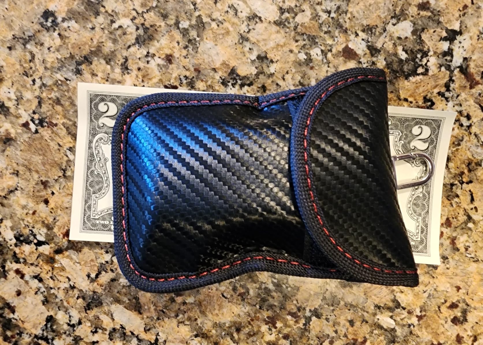 lanpard Faraday Pouch for Car Keys, Faraday Bag, Car RFID Signal Blocking Holder, Key Fob Protector, Key fob cage Block Signal Anti-Theft Fob Case (2 Pack) customer photo 1