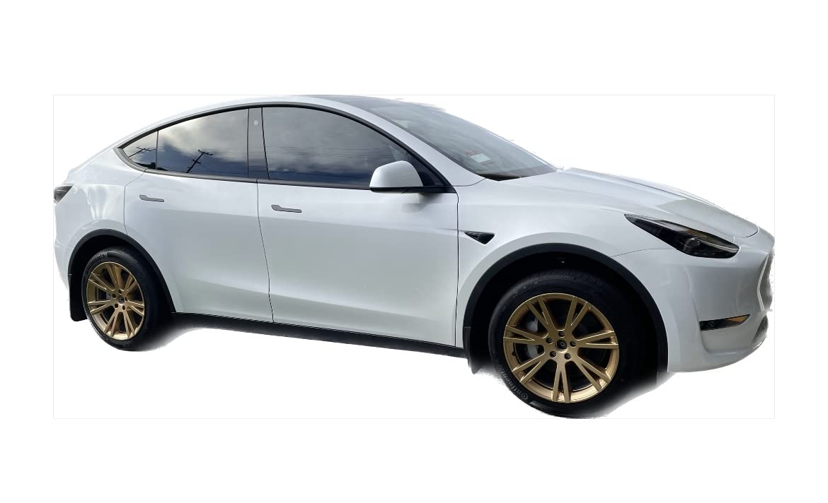 Mayde 19-Inch Tesla Model Y Wheel Covers - Replacement Hubcaps for 2020-2024 Tesla Model Y Rims, Gloss Black Set of 4 customer photo 2