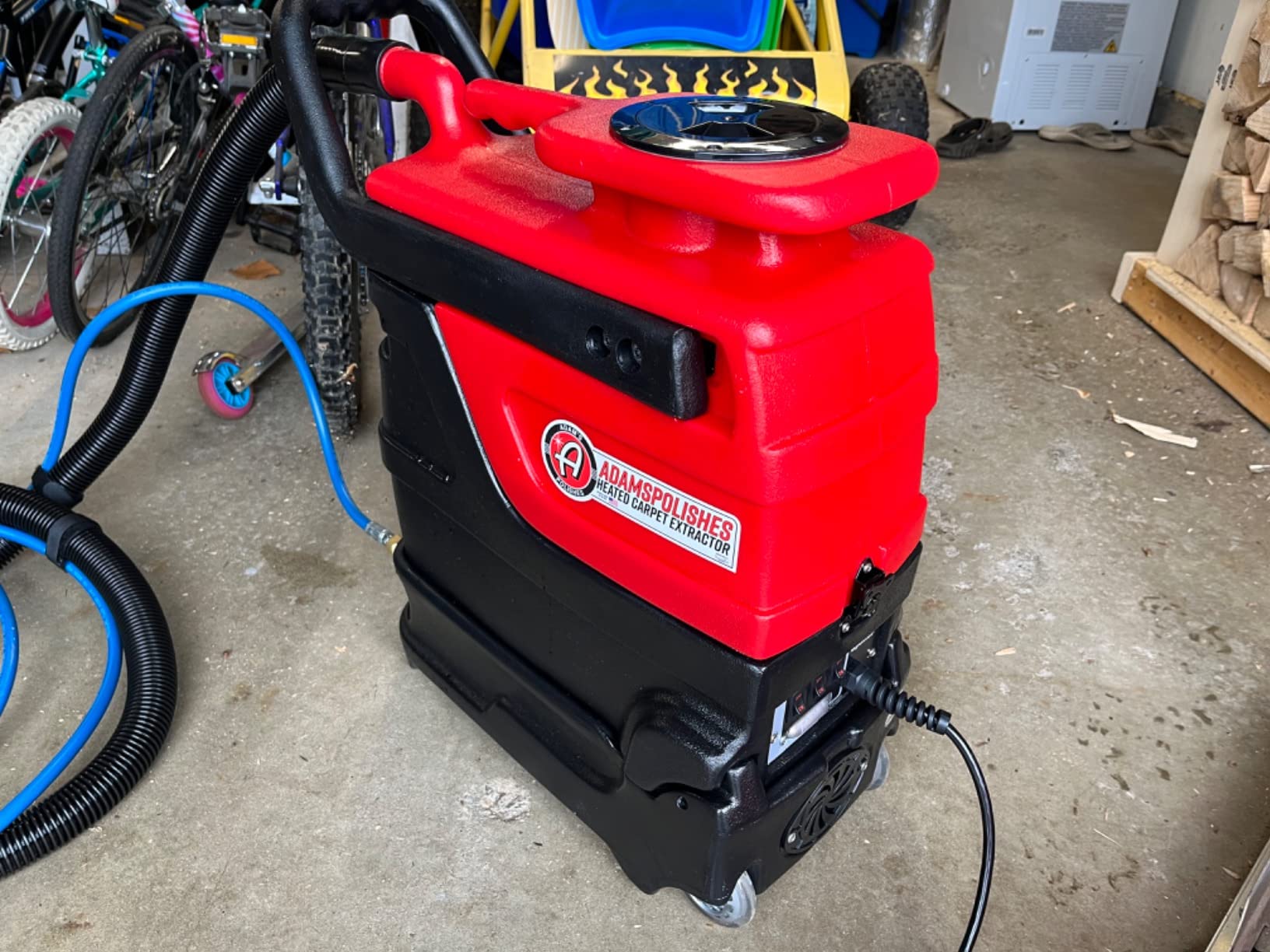 Adam's Polishes Heated Carpet Extractor - Powerful 200 Degree Spot and Upholstery Cleaner, Clear Head Hand Tool, 15 Foot Hose, Easy Dirt and Spot Removal for Vehicles customer photo 1