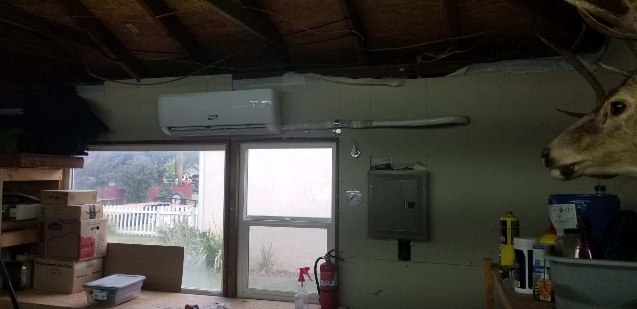 COSTWAY 18000BTU Mini Split Air Conditioner& Heater, 19 SEER2 208-230V Wall-Mounted Ductless AC Unit Cools Rooms up to 1250 Sq. Ft, Energy Efficient Inverter AC w/Heat Pump (Blast Series) customer photo 1