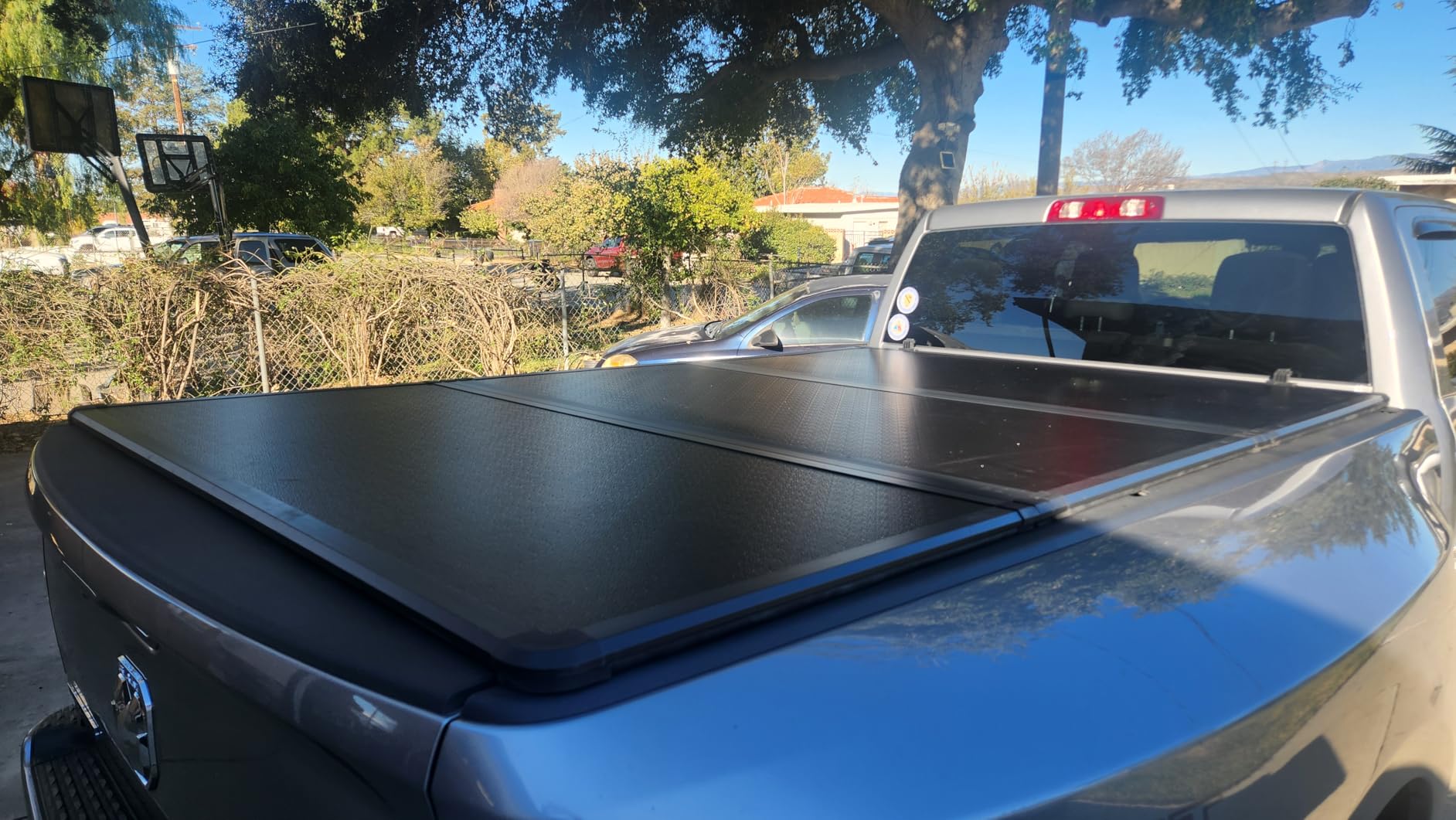 Hard Folding Truck Bed Tonneau Cover|HTF011|Fits 2009-2026 Dodge Ram 1500 5' 7