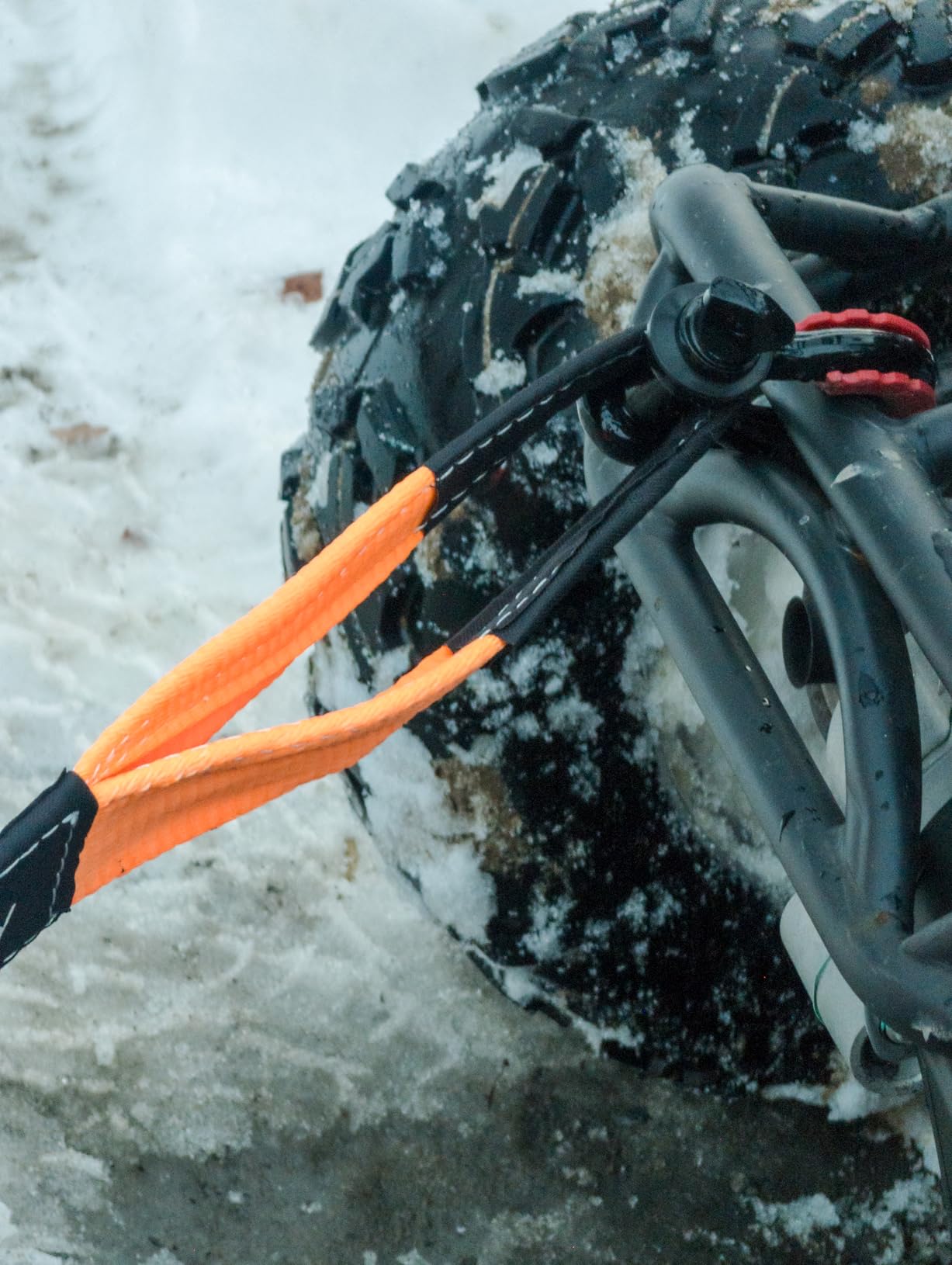 METOWARE Heavy Duty Tow Strap Recovery Kit - 3