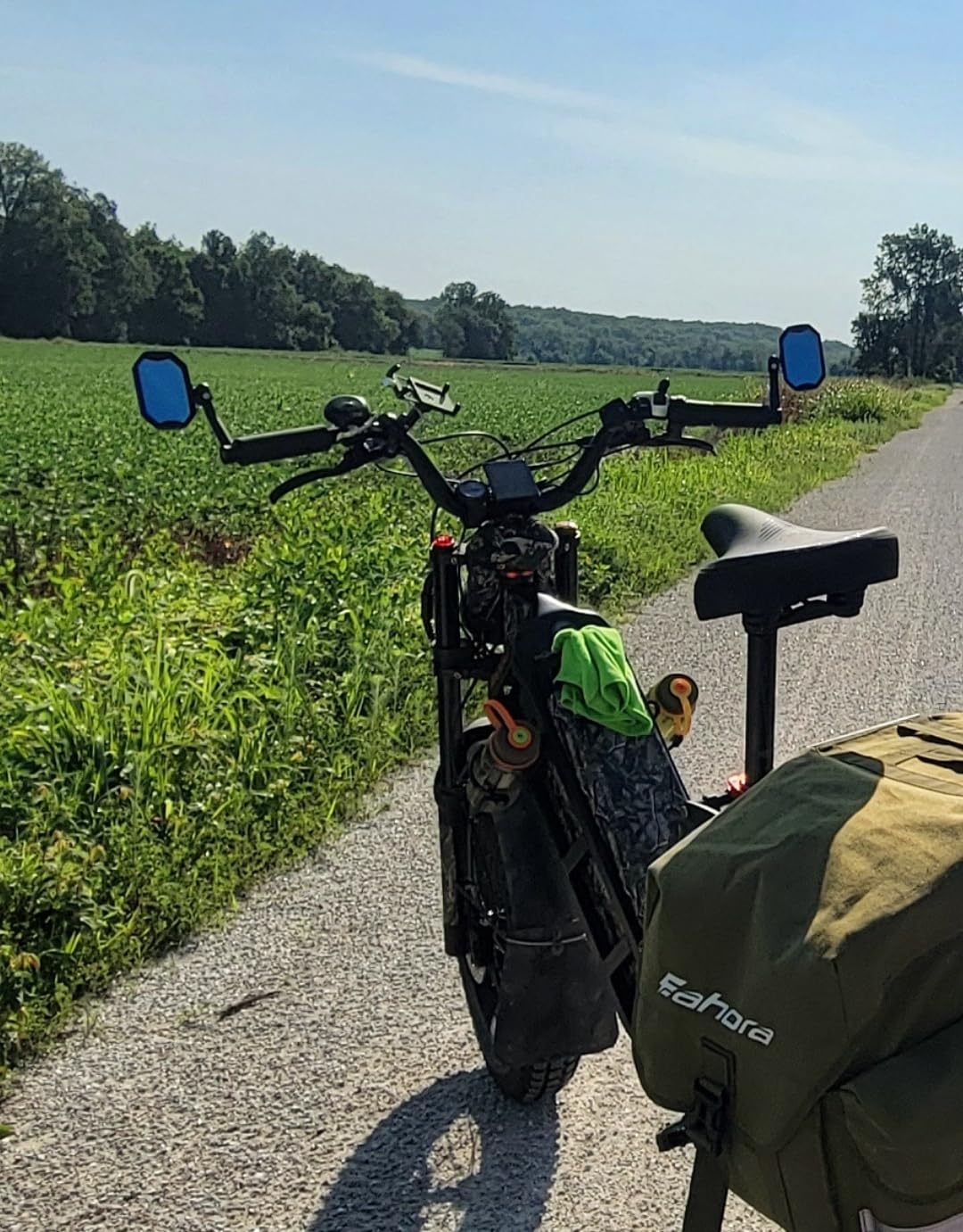 Bar End Bike Mirrors, High-Definition Convex Glass Lens for E-Bike Handlebars, Scratch Resistant, Safe Rearview 1 Pair Bicycle Mirror customer photo 1