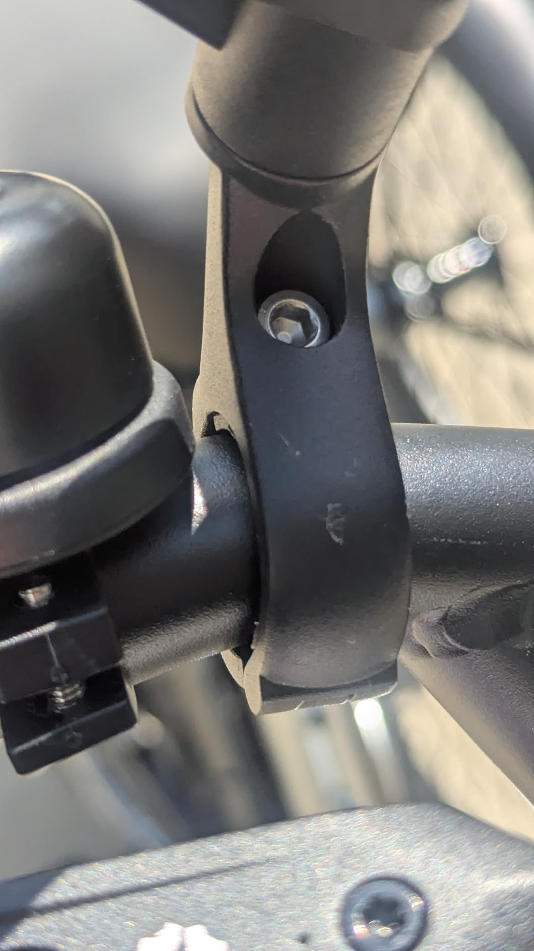 Handlebar Bike Mirror, Scratch Resistant Glass Lens, Adjustable and Rotatable Safe Rearview Bicycle Mirror customer photo 2