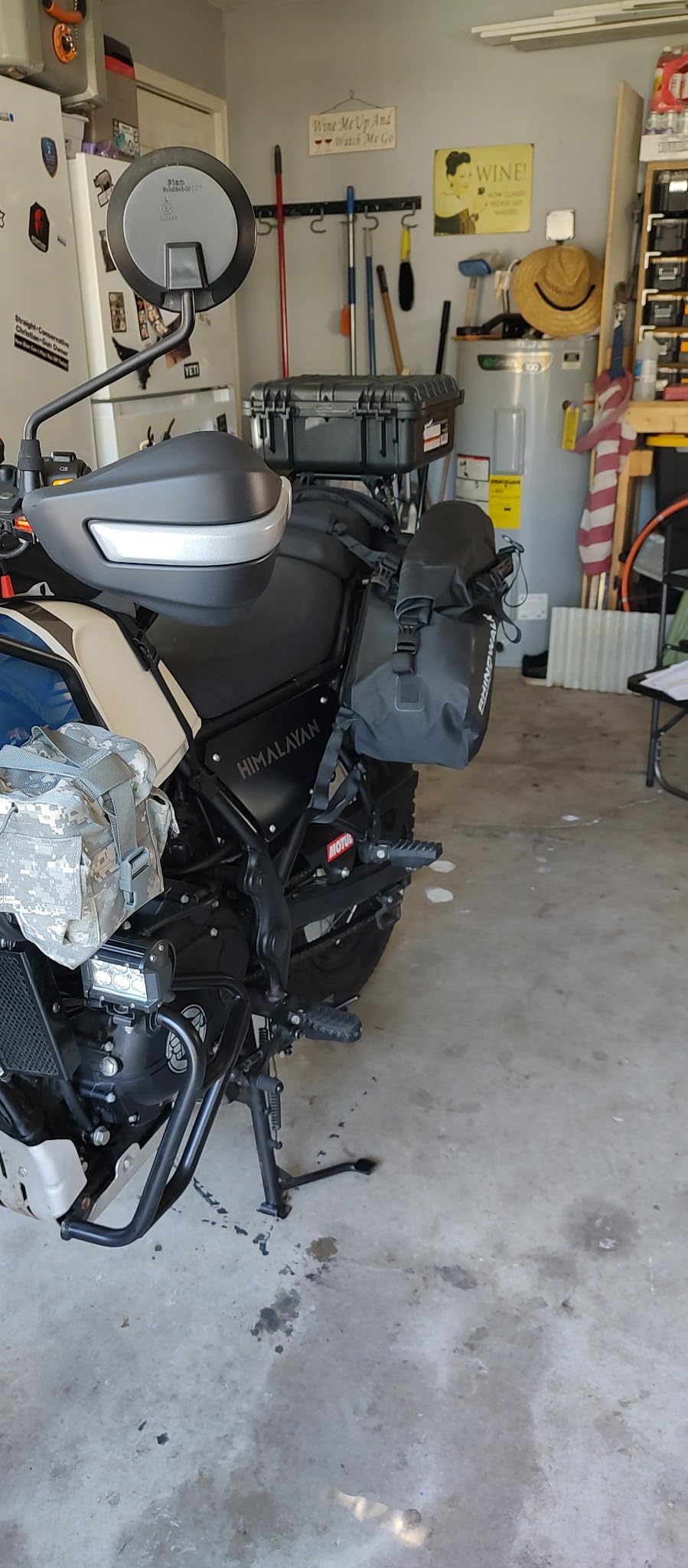 Rhinowalk Motorcycle Saddle Bags Waterproof Anti-Vibration Motor Side Bags Shoulder Bag Motorbike Panniers 28L(14L*2) for most Adventure and Sport Motorcycle Racks, 1 Pair customer photo 2