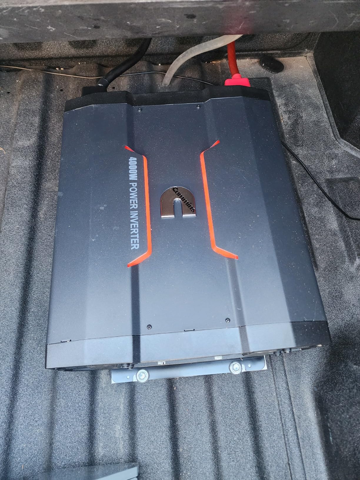 Cummins 3000 Watts Inverter Modified Sine Wave Truck Inverter 12 Volts to 110 Volts Four AC Outlets Two USB Ports (Plus Cable Kit)- CMN3000W customer photo 2