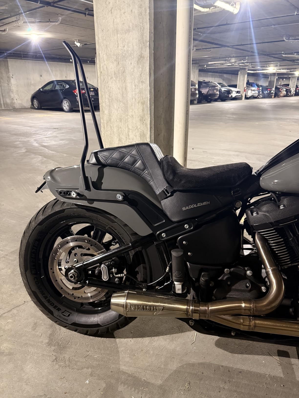 Motorcycle Gel Seat Cushion, 3D Honeycomb Shock-Absorbing, Hollow and Breathable, Hel Material is Compressive, Non-Breaking, Non-Hardening, Soft and Comfortable (Four Seasons) customer photo 1