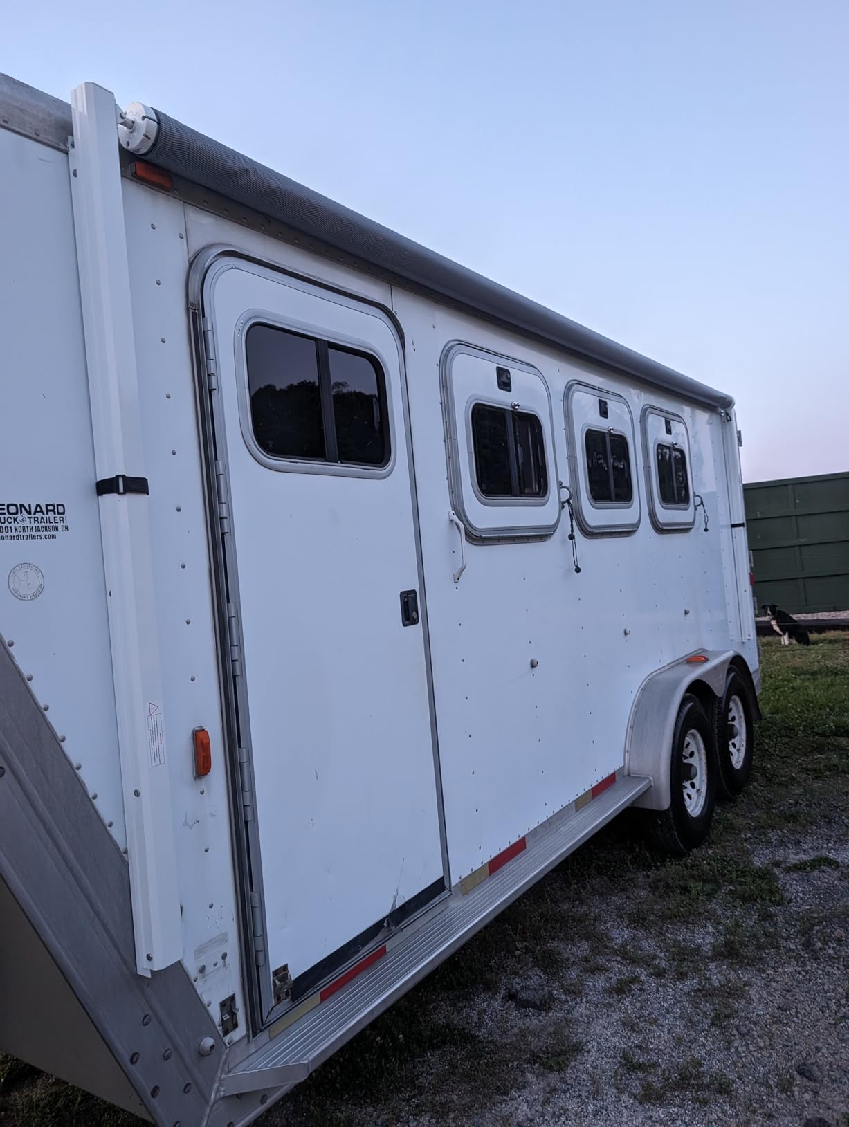 Awnlux Black Motorized Modular Retractable RV Awning Full Set Assemblies for RV, 5th Wheel, Travel Trailers, Toy Haulers, and Motorhome - 10x8 Ft - Black Strip customer photo 1