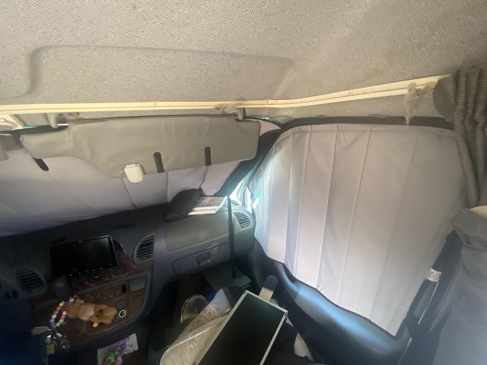Living in a Bubble Insulated Blackout Windshield Cover for Mercedes Sprinter NCV3 & VS30, 2007-Current. Vanlife Must Have, Van Life Accessories & Essentials customer photo 1