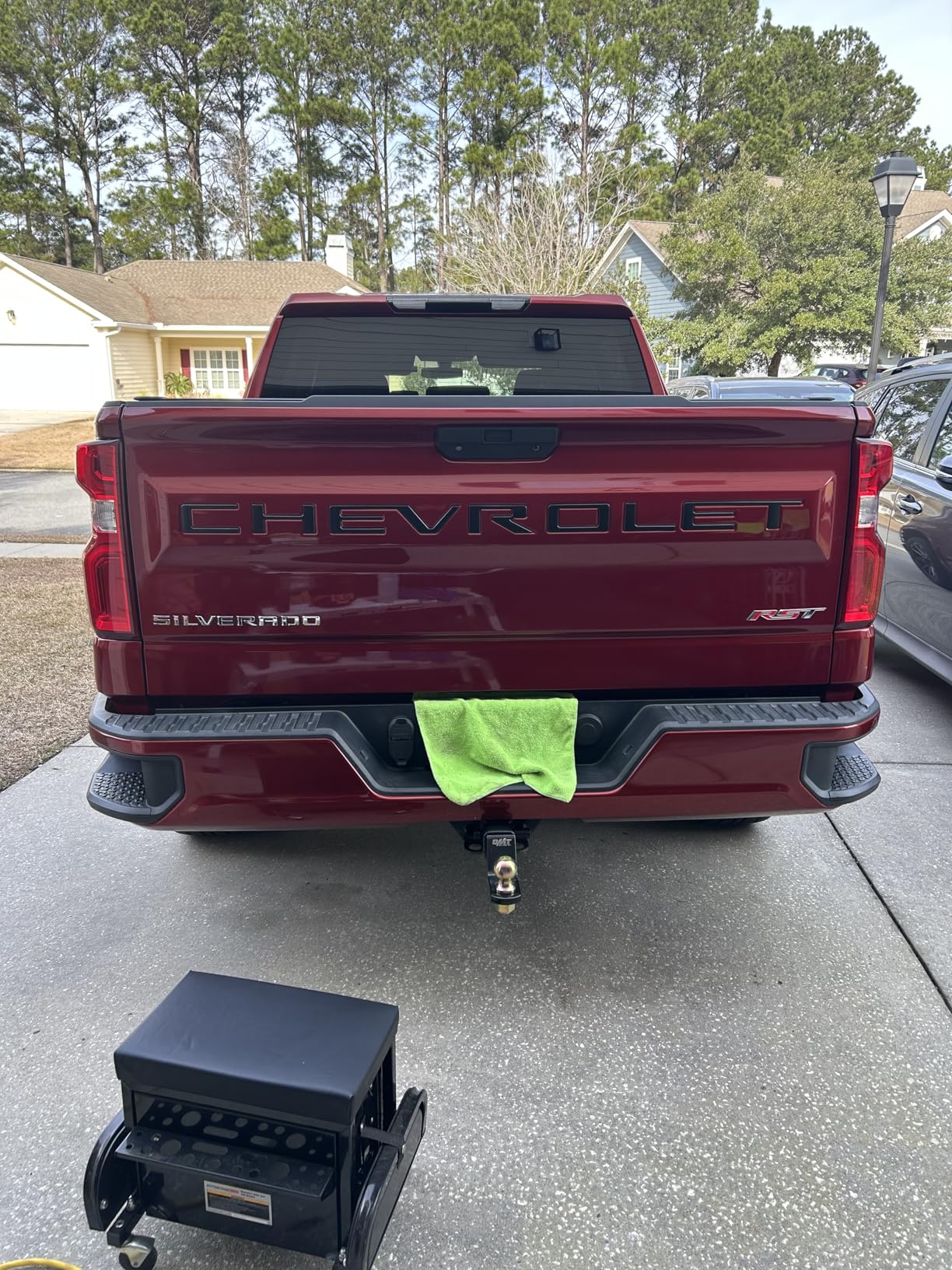 Tailgate Insert Letters Compatible with 2019 2020 2021 2022 2023 2024 Silverado, 3D Raised Adhesive Decals Letter Emblem - Matte Black customer photo 1