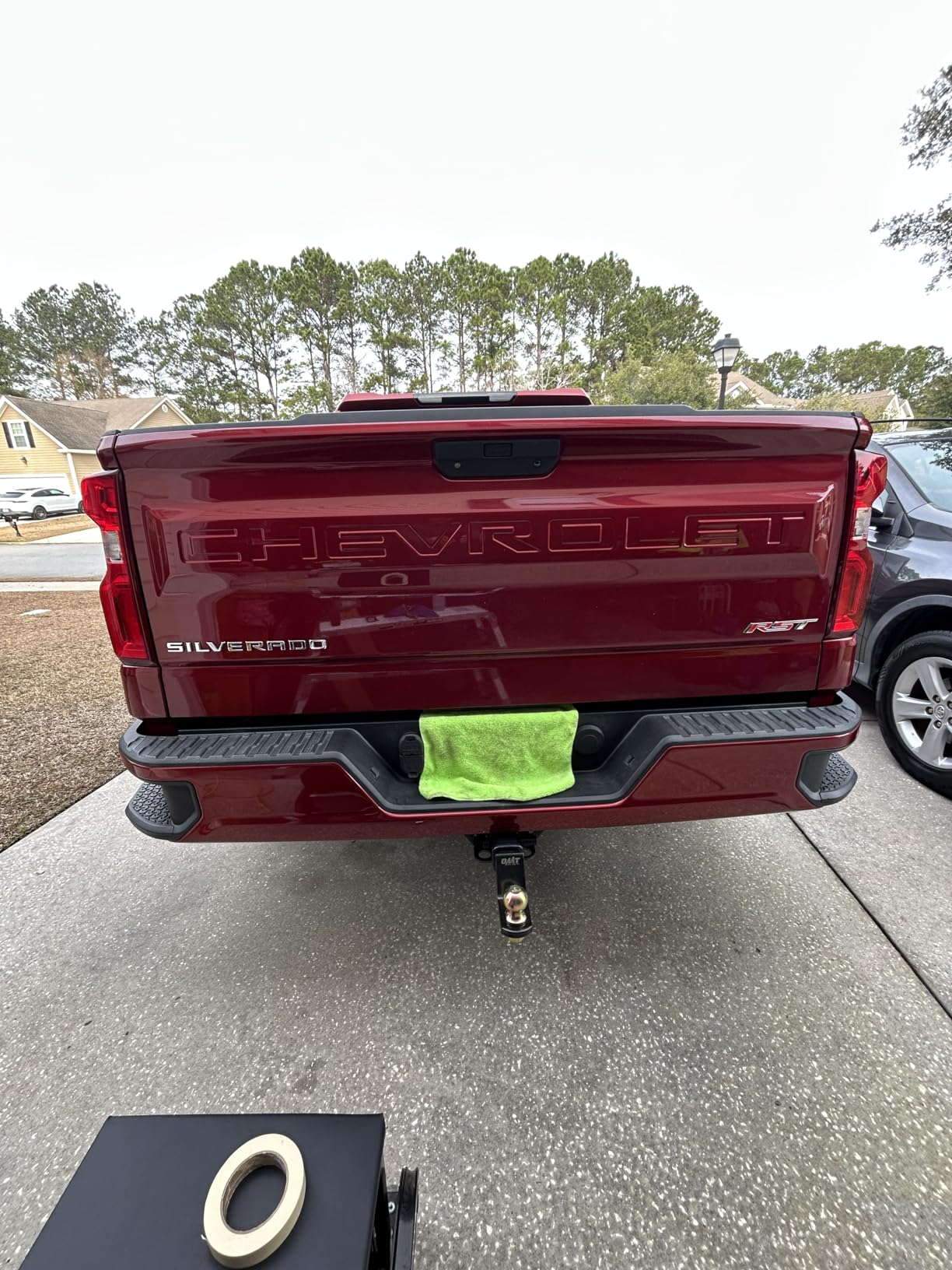 Tailgate Insert Letters Compatible with 2019 2020 2021 2022 2023 2024 Silverado, 3D Raised Adhesive Decals Letter Emblem - Matte Black customer photo 2