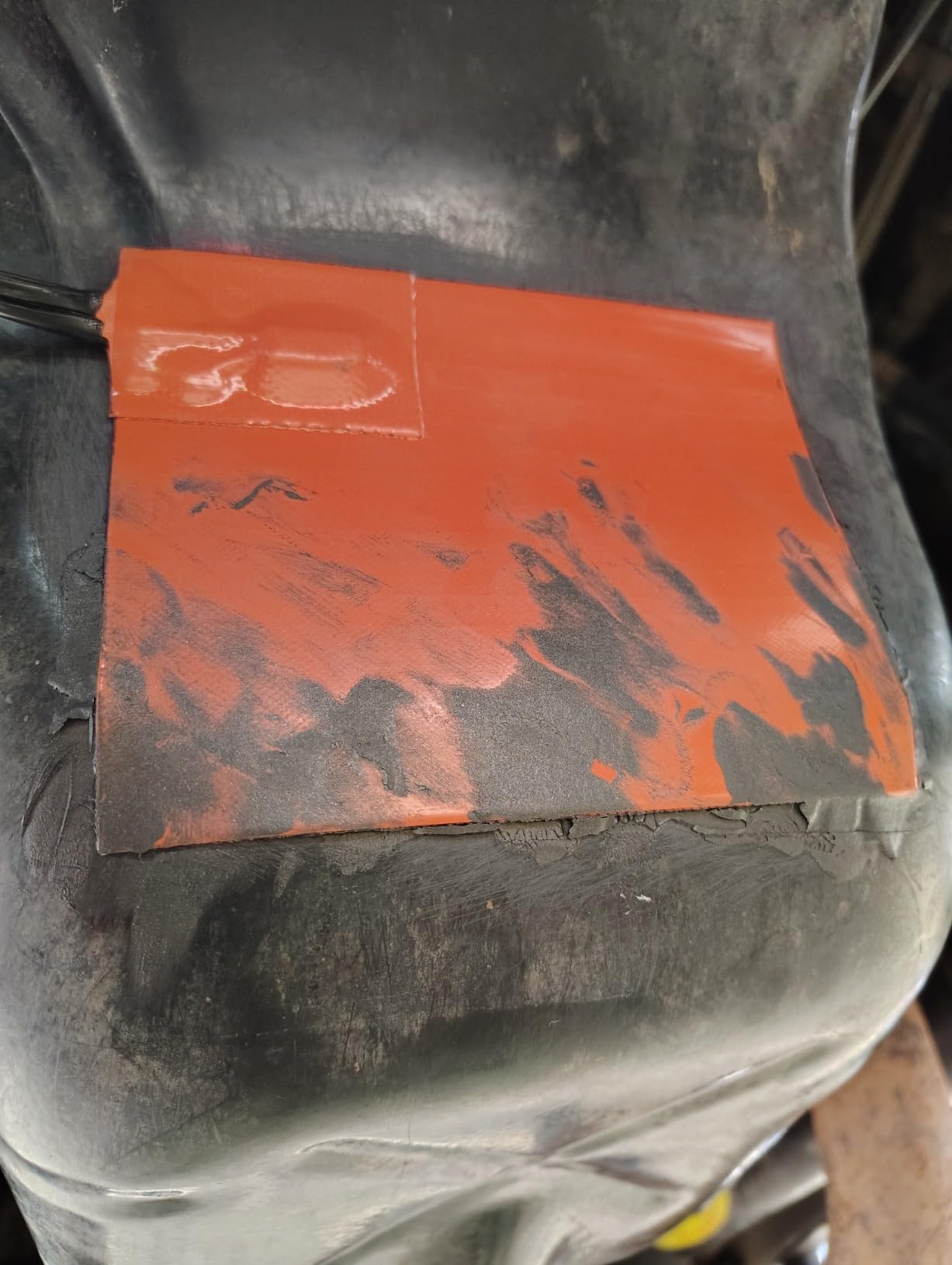 2PCS Engine Block Heater Oil Pan Heater Pad with Thermostat 120V 150W 4 X 5 Inch 3M Self-Adhesive Metal Surface Dipstick Engine Block Silicone Heating Pad with 68 Inch Long Power Cord customer photo 1