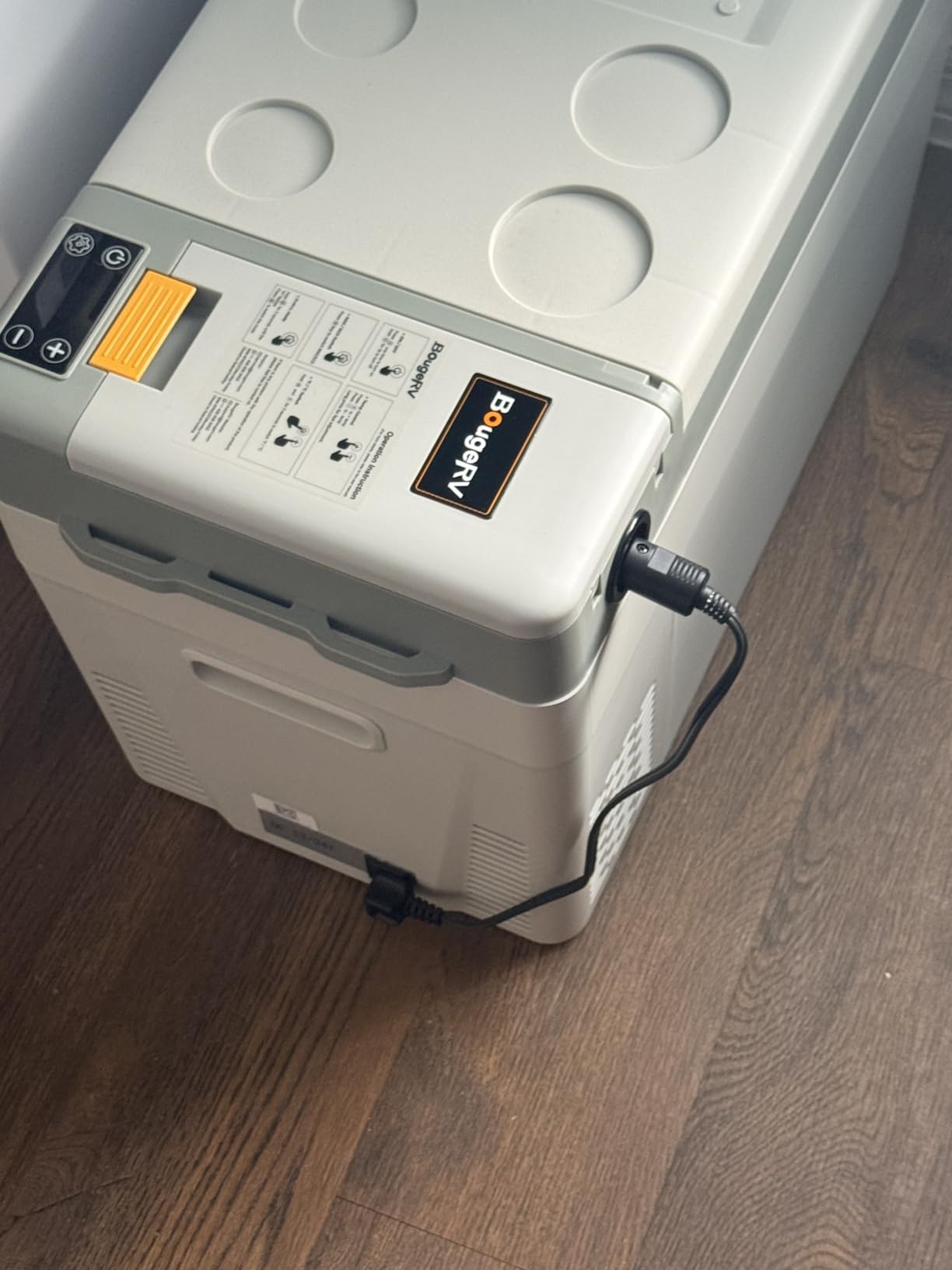 BougeRV 12 Volt Refrigerator, CRPRO 30 Quart 12V Car Fridge, Portable Freezer (-8F~50F), Compressor Electric Cooler with 12V/24 DC, 110-240 AC for Outdoor Camping Overlanding Truck RV SUV Van customer photo 2