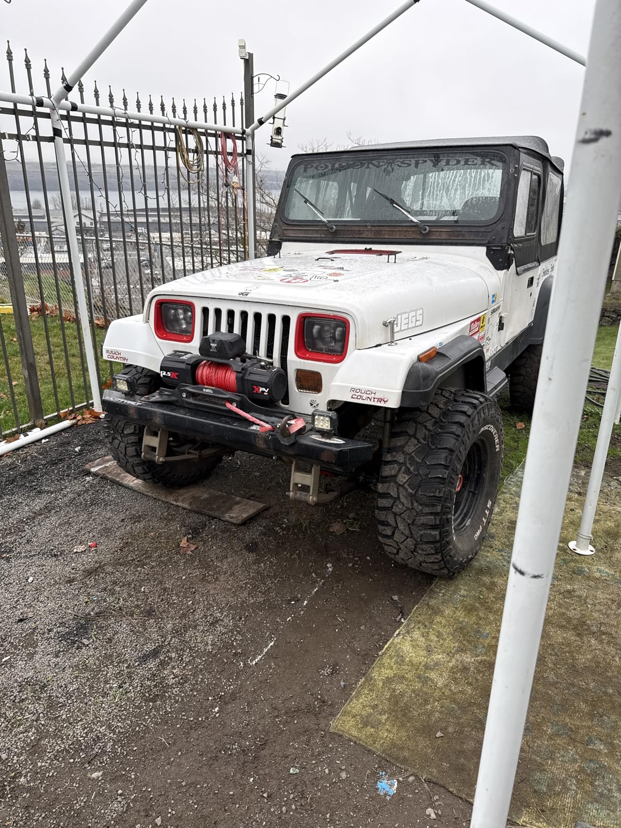 X-BULL Winch-13500 lb. Load Capacity Electric Winch Kit 12V Synthetic Rope, Waterproof IP67 Electric Winch with Hawse Fairlead, with Wireless Handheld Remote and Corded Control Recovery customer photo 1