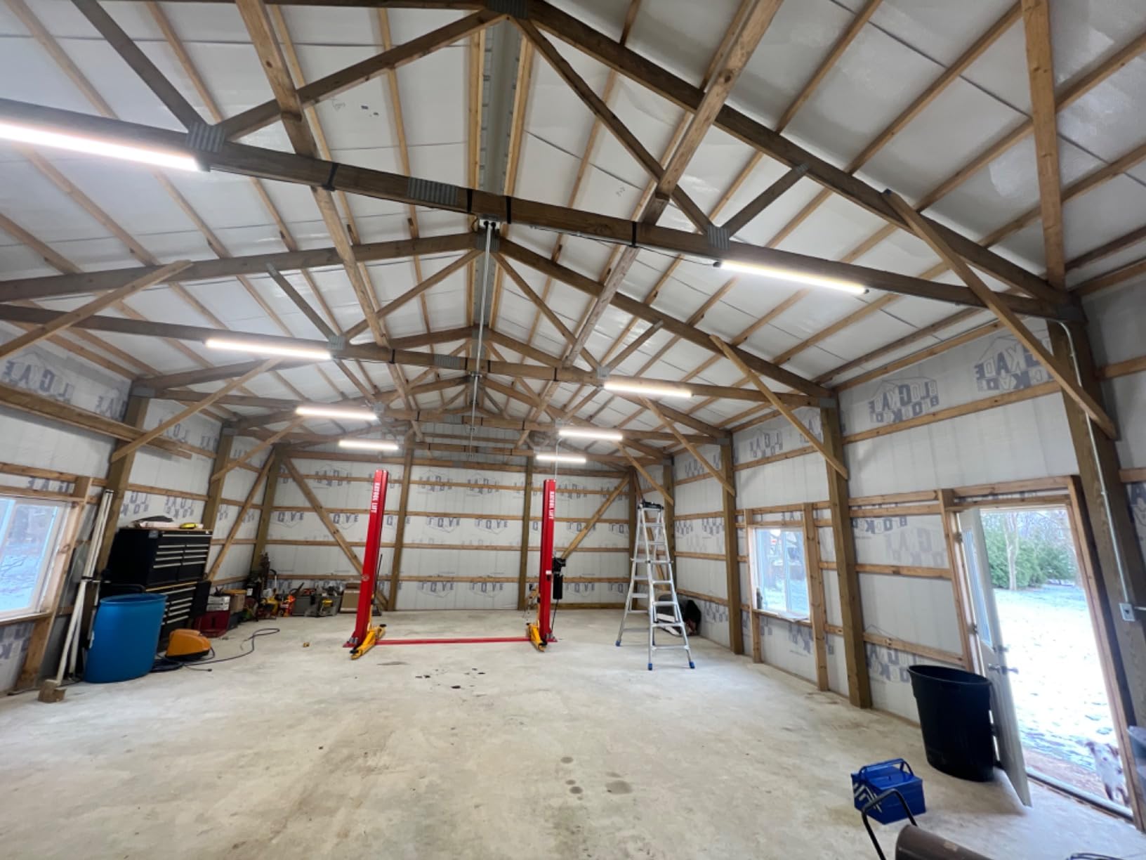 KATOOL 10000 lbs 2 Post Car Lift 2 Posts Lift Auto Lift with Floor Plate for Shop Repair or Home Garage customer photo 2