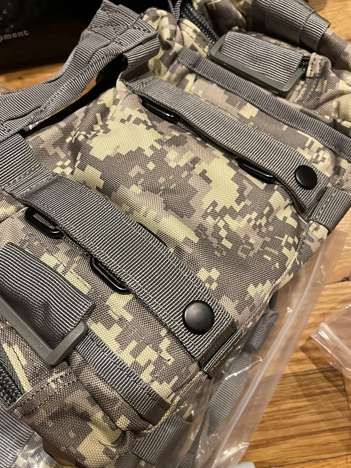 MAIKER Tactical Car Seat Back Organizer, Upgrade Tactical Vehicle Panel Organizer with 5 Detachable Molle Pouch, Universal fits for Most of Vehicle Black customer photo 1