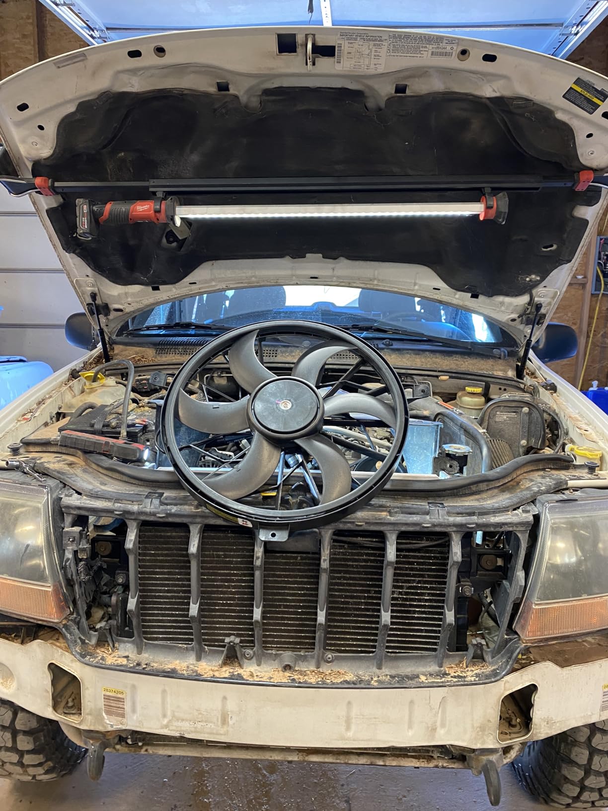 TRQ Radiator Dual Cooling Fan Assembly Compatible with 2004-2009 Toyota Prius TO3117100 customer photo 1