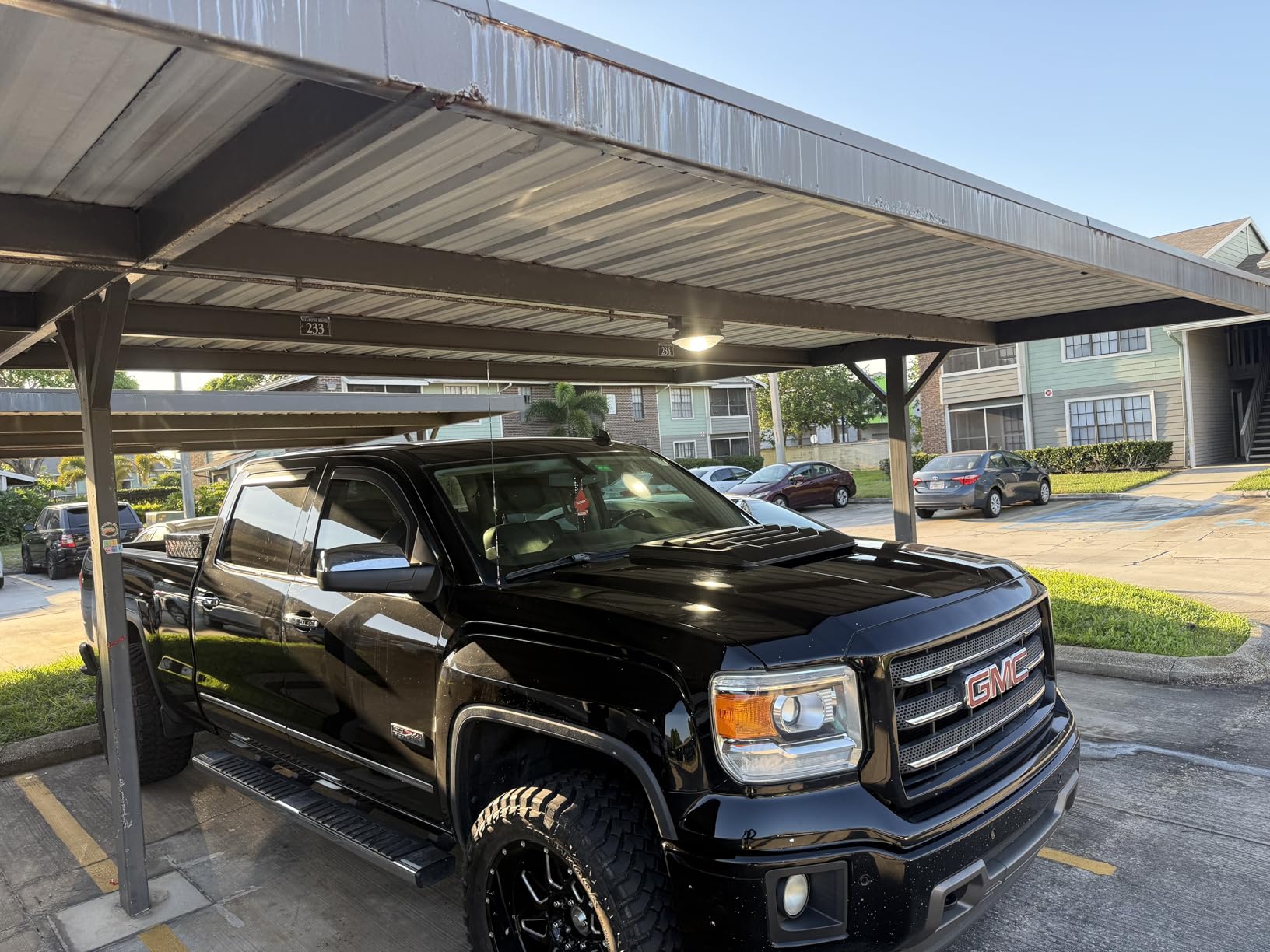 Raptor-Inspired Hood Scoop - Matte Black ABS Truck Scoop | Louvered Off-Road Styling | Peel-and-Stick Installation | Compatible with 2015-2020 F-150 Excluding Raptor customer photo 1