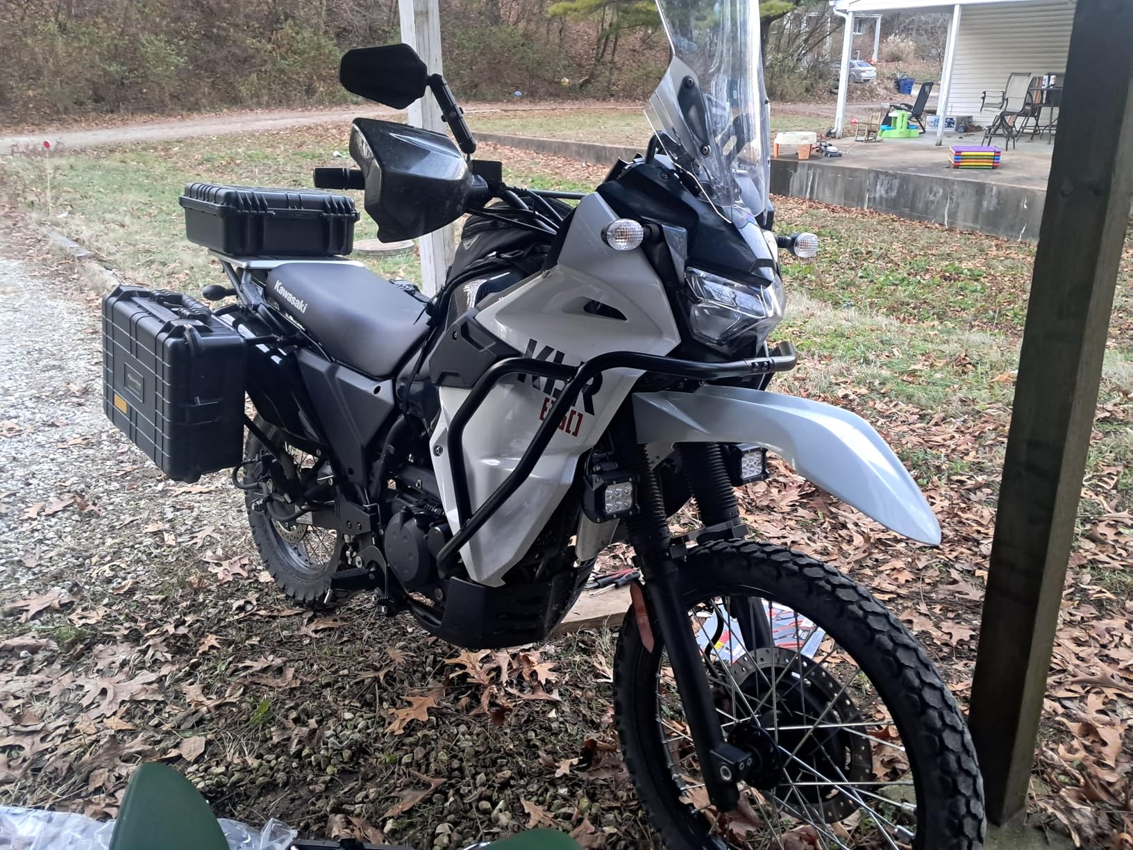 Tusk Crash Bars - Engine Guards Black Compatible with Kawasaki KLR650 2022-2026/GEN 3 customer photo 2