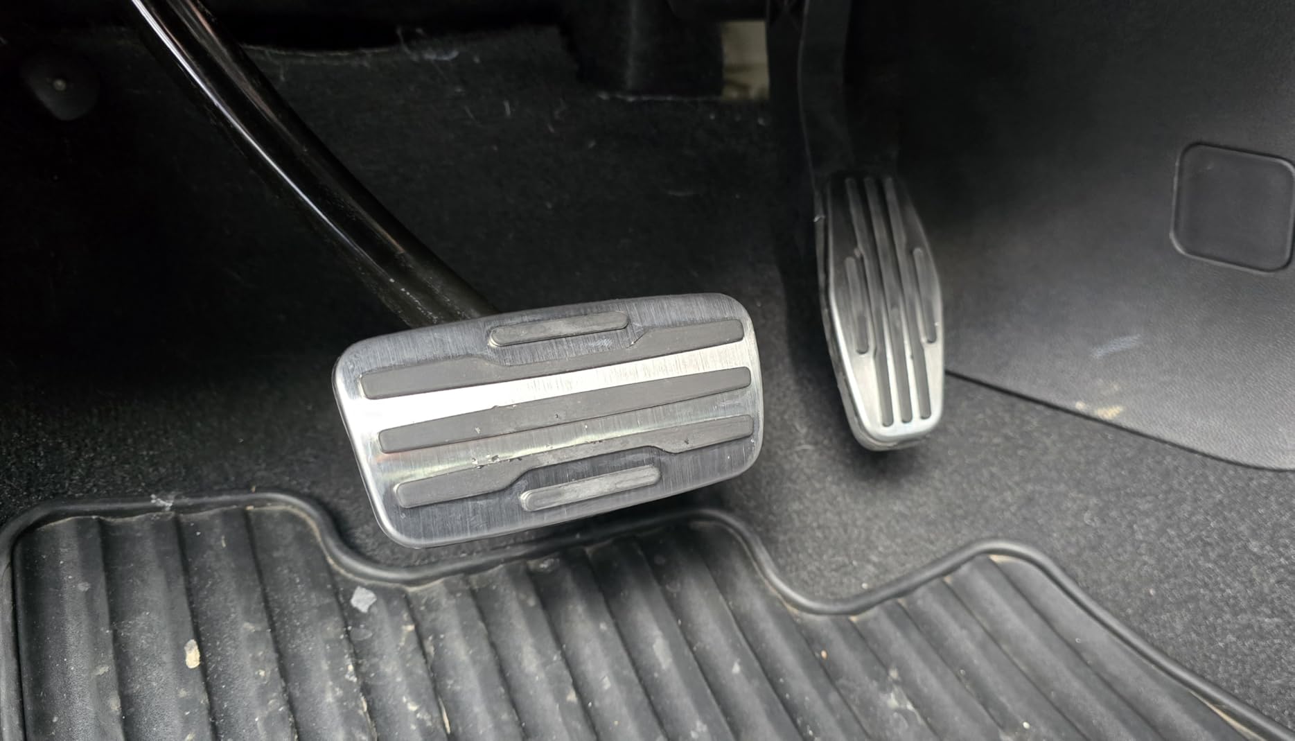 TTCR-II for Chevy Silverado 1500 Pedal Covers 2019-2025, Compatible with GMC Sierra Pedals 2019-2025, for Yukon Racing Pedal 2021-2024 Suburban and 2021-2024 Tahoe (Auto, 2Pcs) customer photo 1