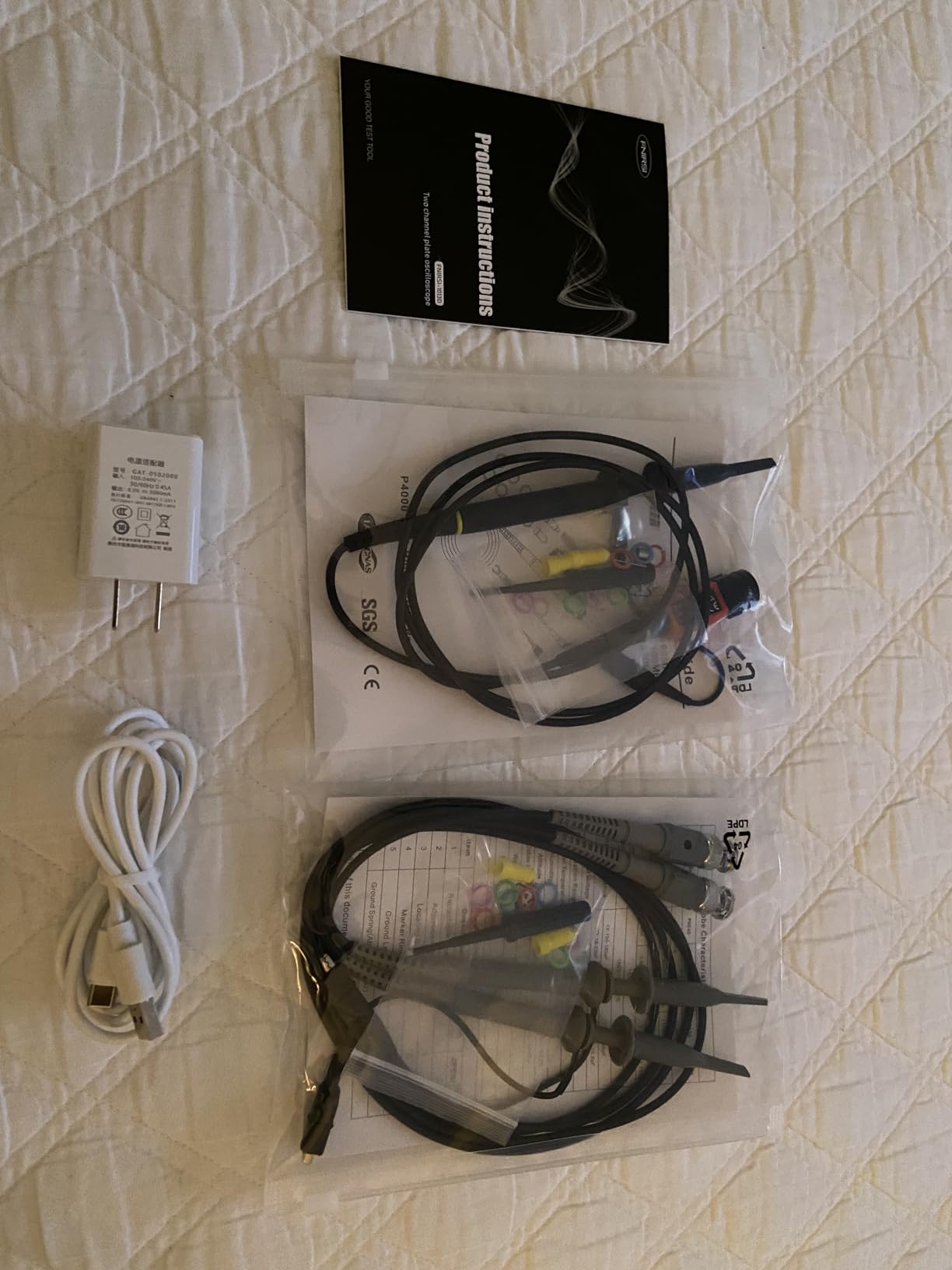 FNIRSI 1013D Plus Oscilloscope - Portable Handheld Tablet Oscilloscope with 100X High Voltage Probe, 2 Channels 100Mhz Bandwidth 1GSa/s Sampling Rate customer photo 2