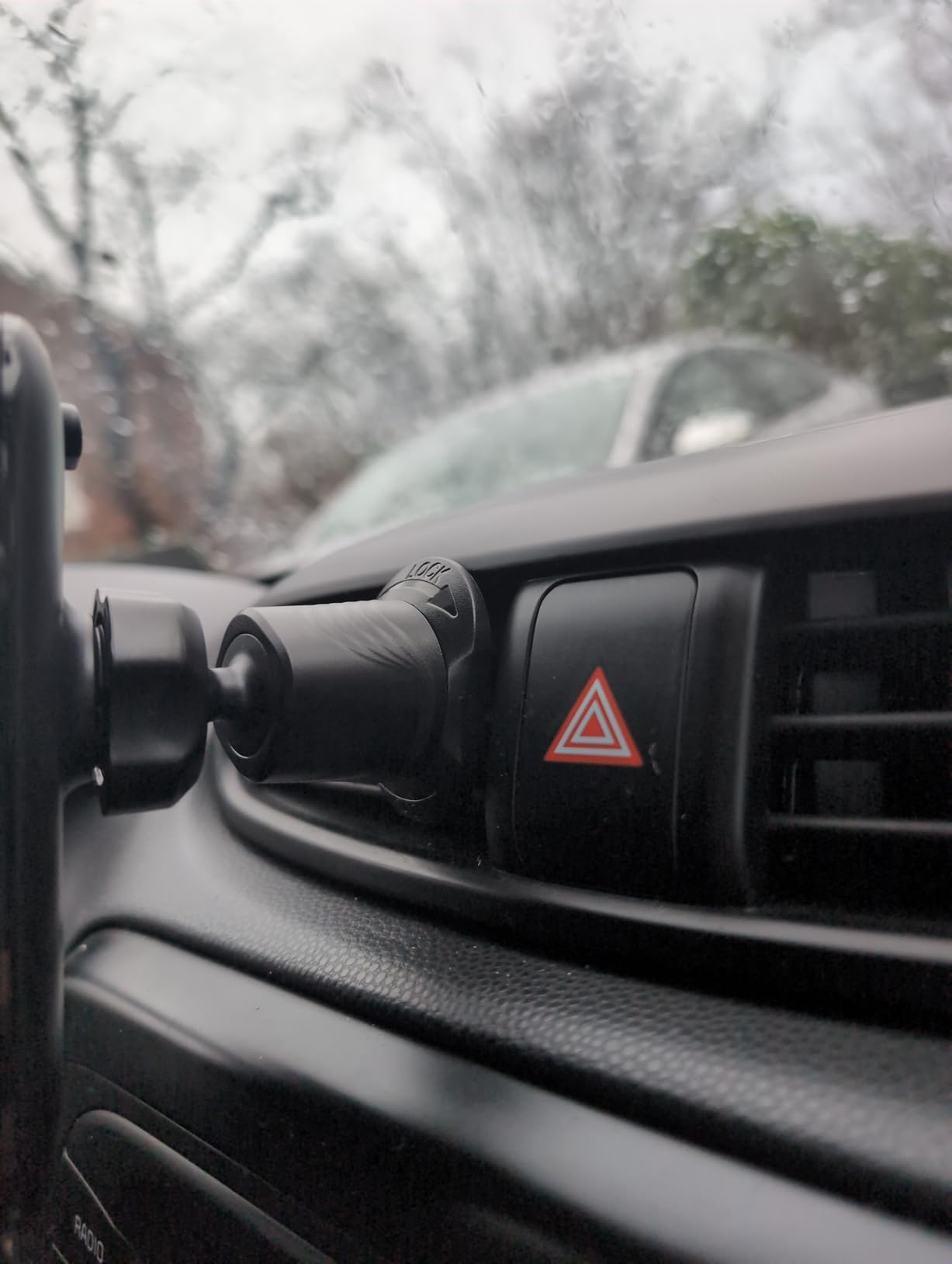 Lamicall 2026 Wider Clamp & Metal Hook Car Phone Holder Vent Accessories | Thick Cases Friendly Phone Holders for Your Car Mount Hands Free for Women Men Gift for iPhone 17 16 15 14 13 Pro Max Black customer photo 2