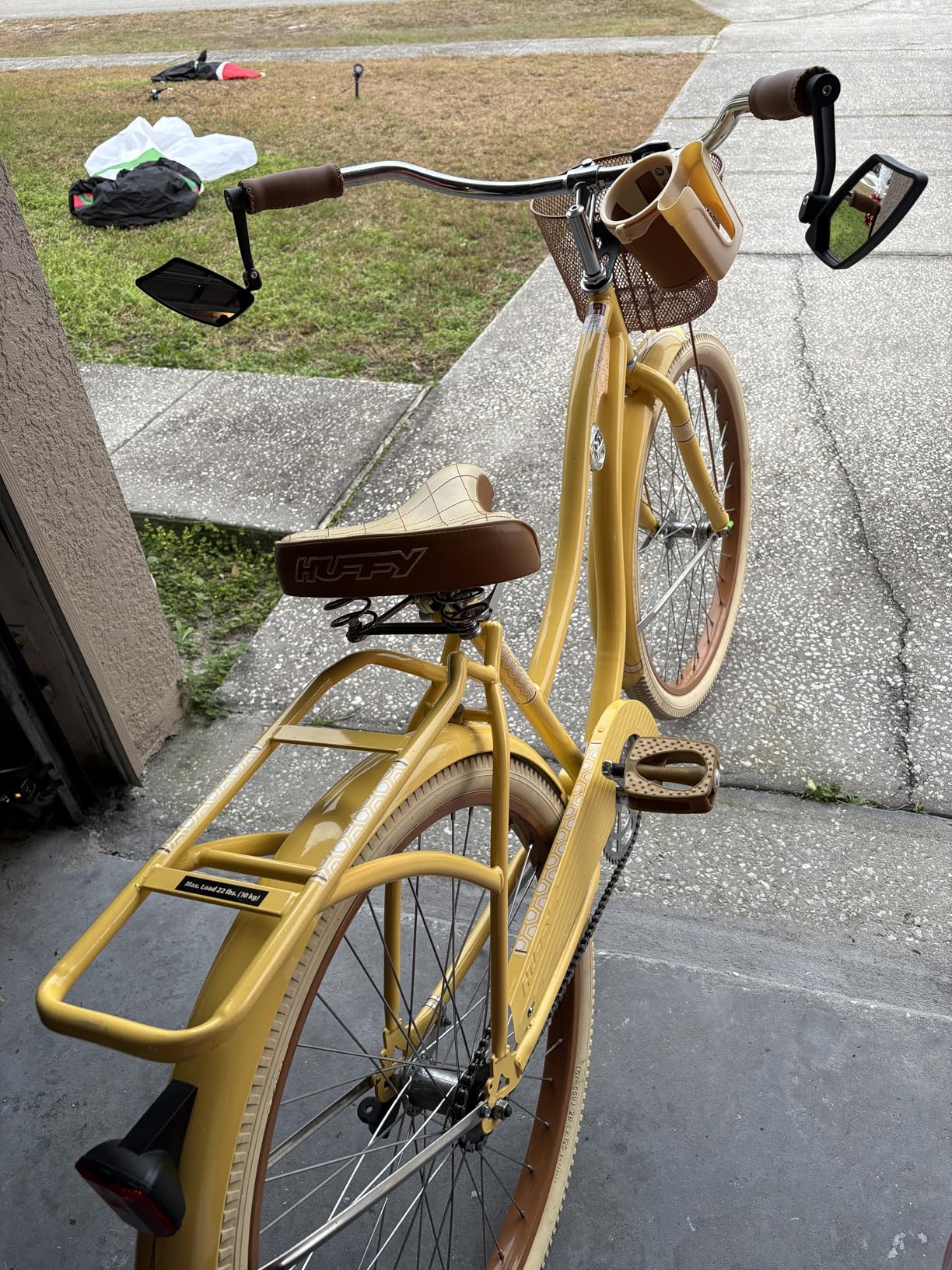 Bar End Bike Mirrors 1 PAIR, High-Definition Convex Scratch Resistant Glass Lens E-Bike Mirror, Safe Rearview Mountain Bike Mirror for Left and Right Side customer photo 2