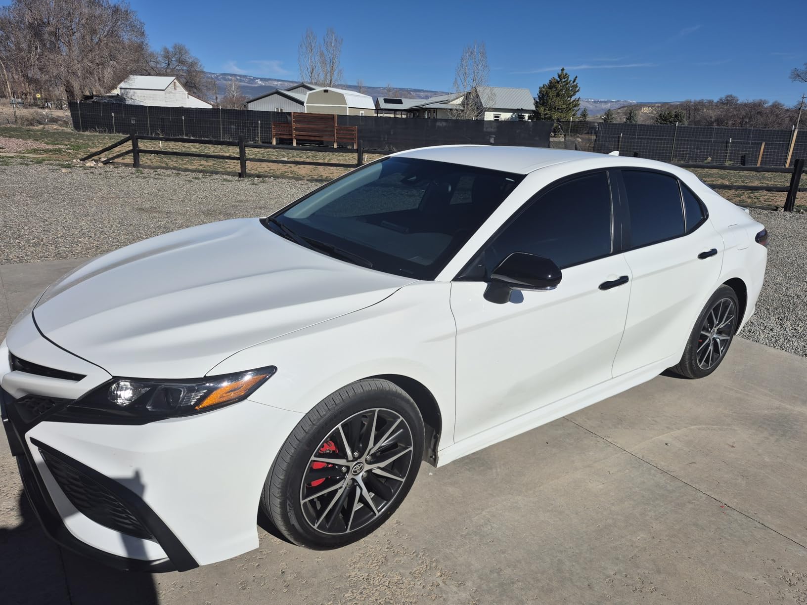 Side Door Mirror Cap Cover Trim + 4 Door Handle Cover Trims Smart Compatible with 2018 2019 2021 2022 2023 2024 2025 Toyota Camry Accessories Rearview Mirrors Caps Cover Overlay Glossy Black customer photo 1