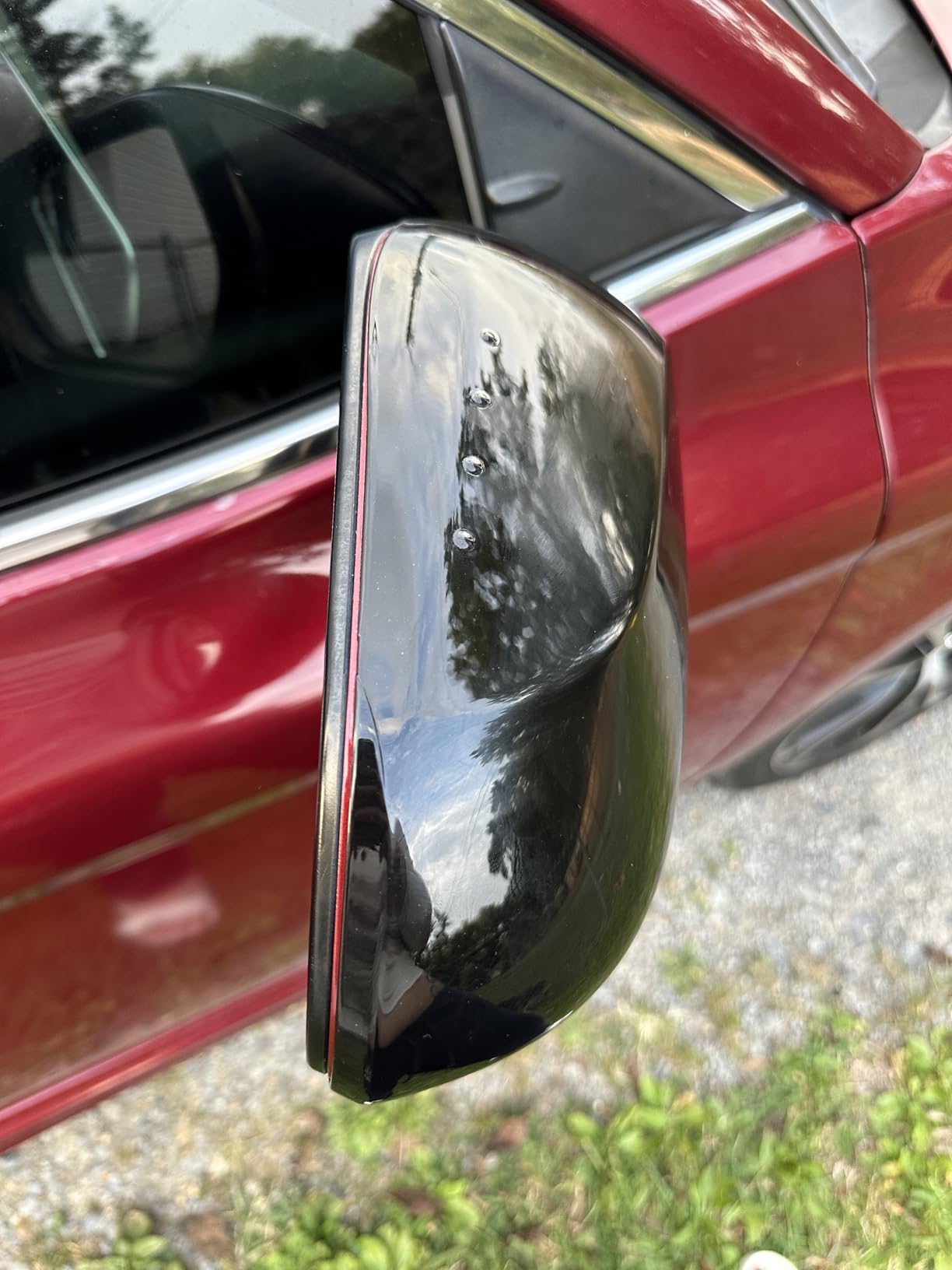 Side Door Mirror Cap Cover Trim + 4 Door Handle Cover Trims Smart Compatible with 2018 2019 2021 2022 2023 2024 2025 Toyota Camry Accessories Rearview Mirrors Caps Cover Overlay Glossy Black customer photo 2